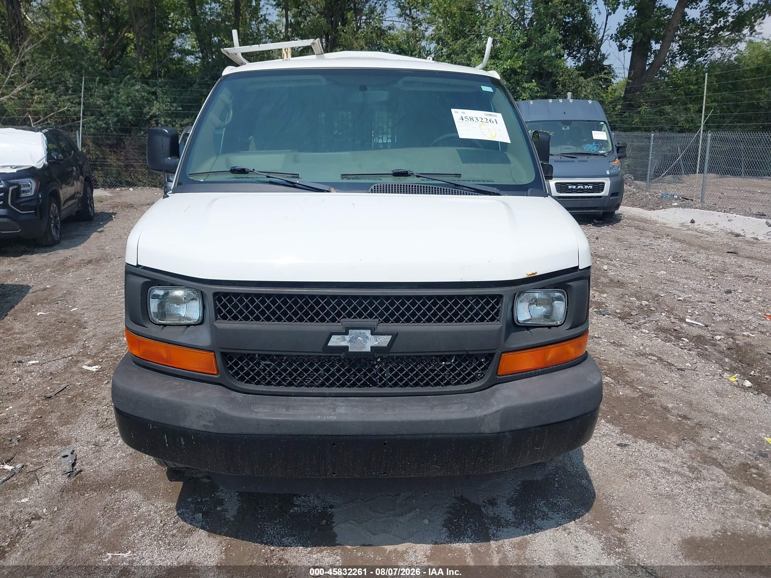 2015 Chevrolet Express 2500 Work Van White vin: 1GCWGFCF0F1283107