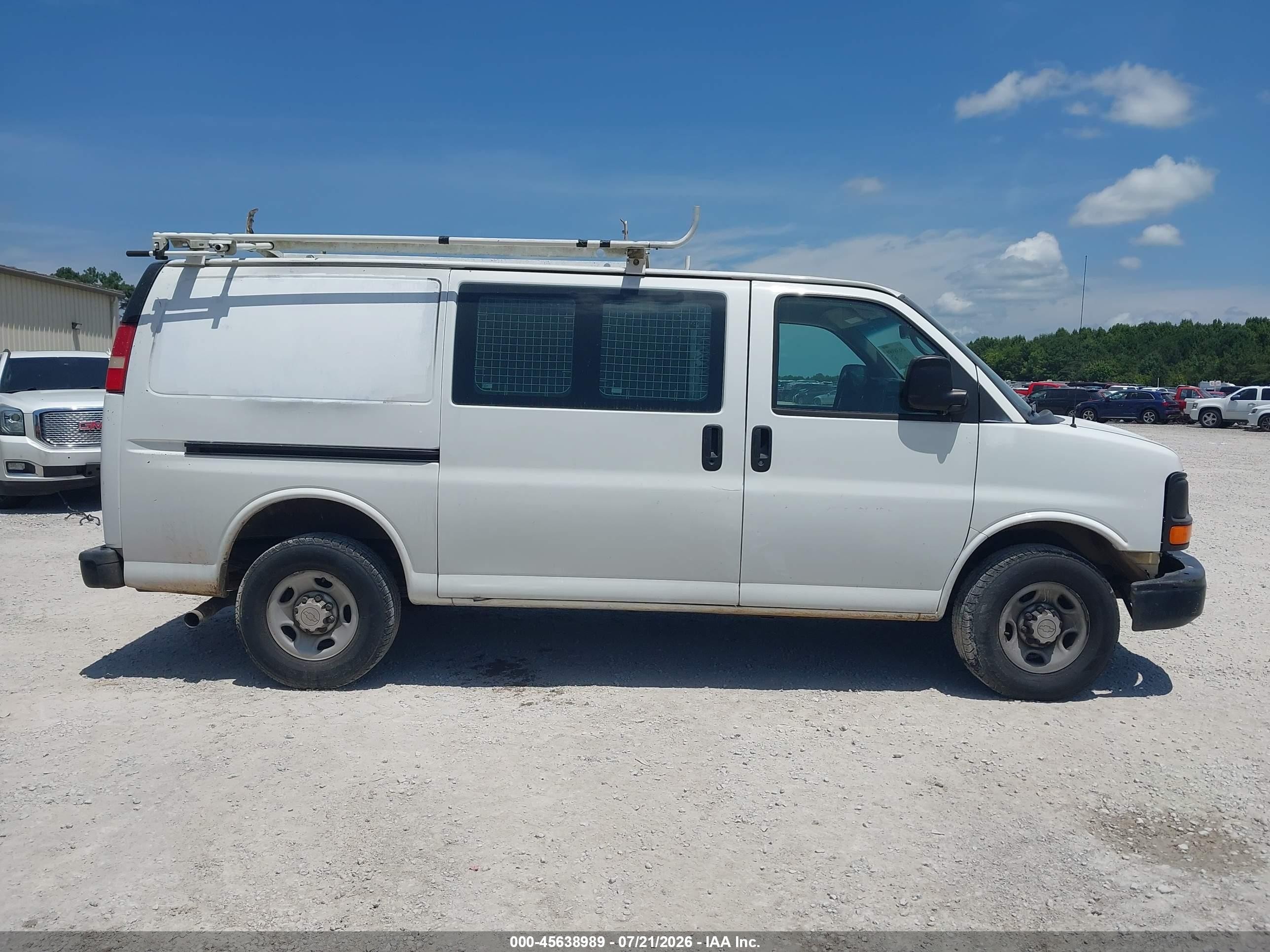 2015 Chevrolet Express 2500 Work Van White vin: 1GCWGFCF2F1157430