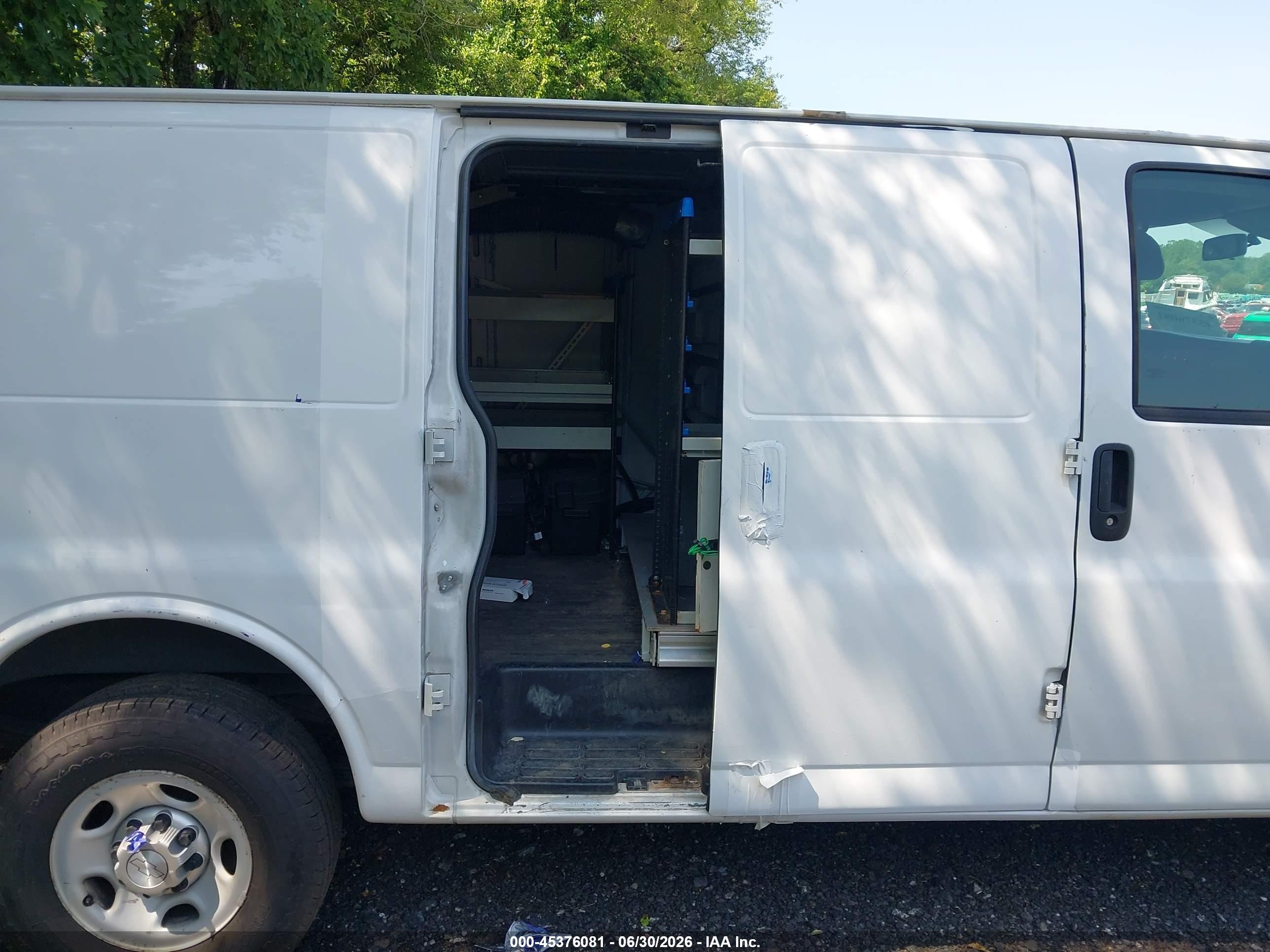 2015 Chevrolet Express 2500 Work Van White vin: 1GCWGFCFXF1168160