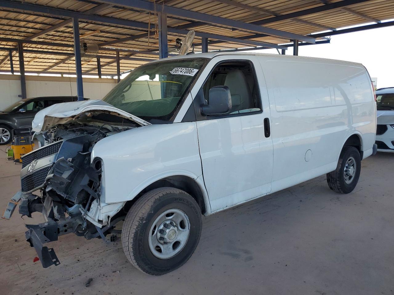 2014 Chevrolet Express G2500 White vin: 1GCWGFFA5E1190906