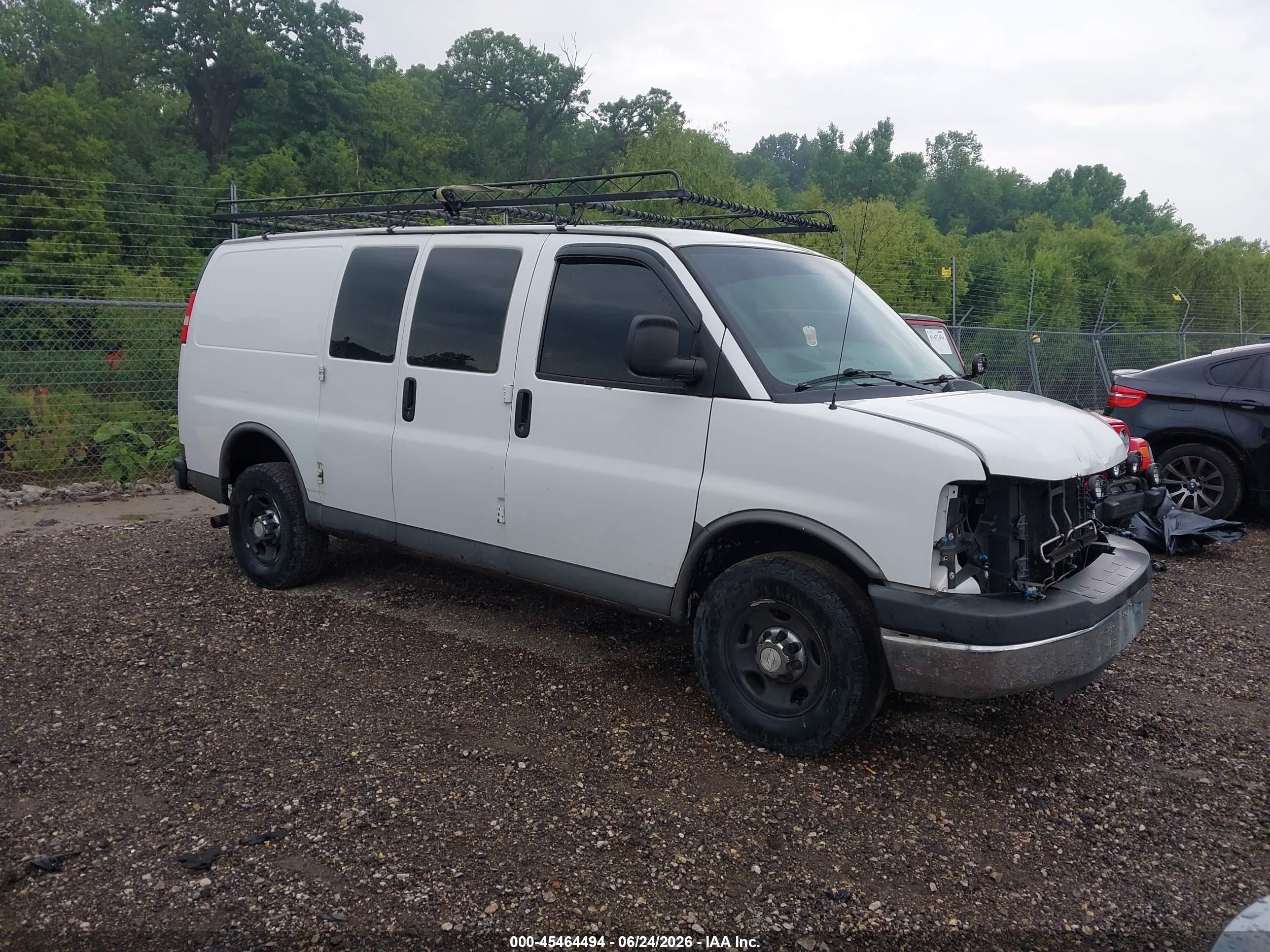 2011 Chevrolet Express 2500 Work Van White vin: 1GCWGFFA6B1133853