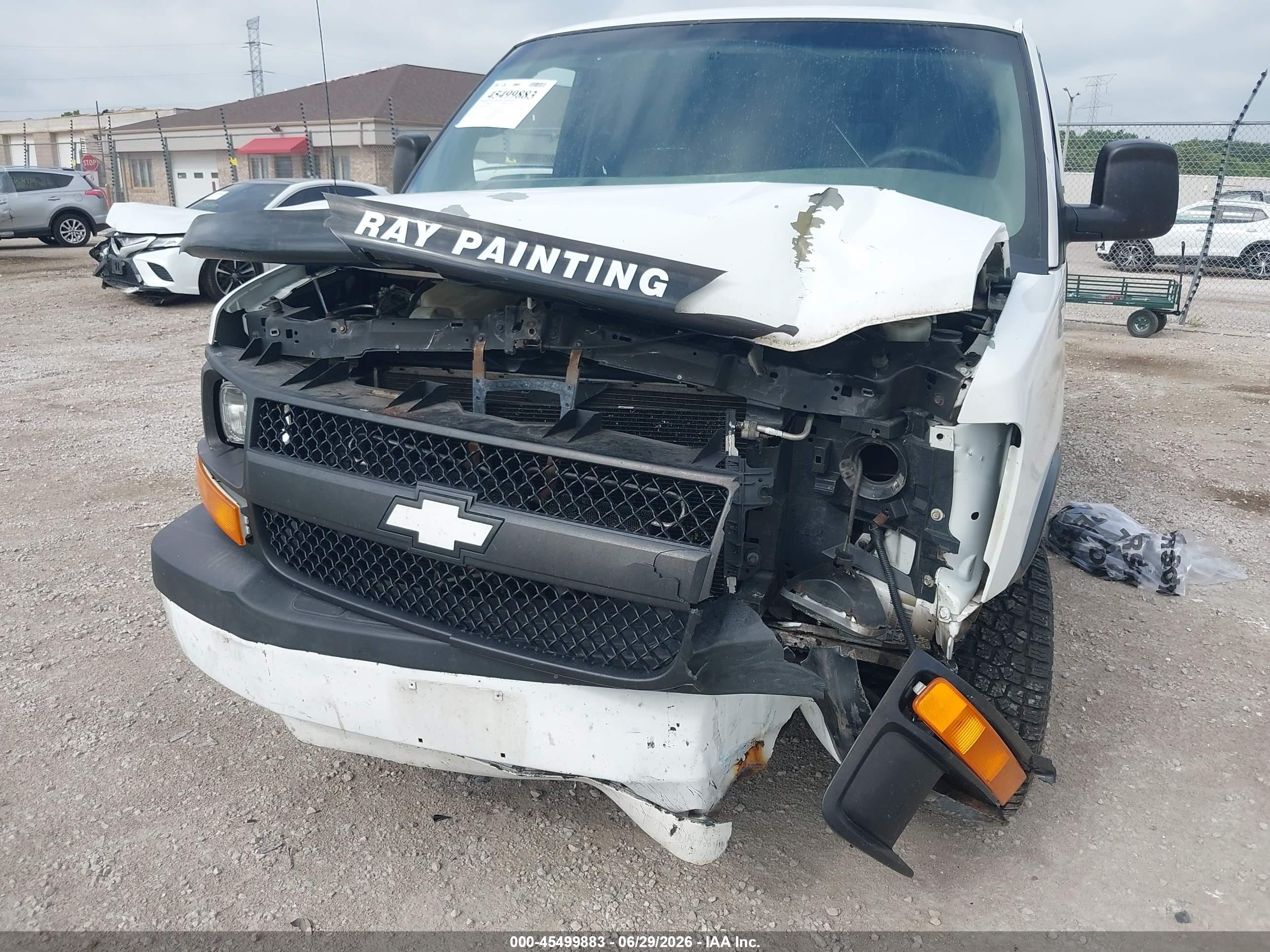 2012 Chevrolet Express 2500 Work Van White vin: 1GCWGFFA6C1140349
