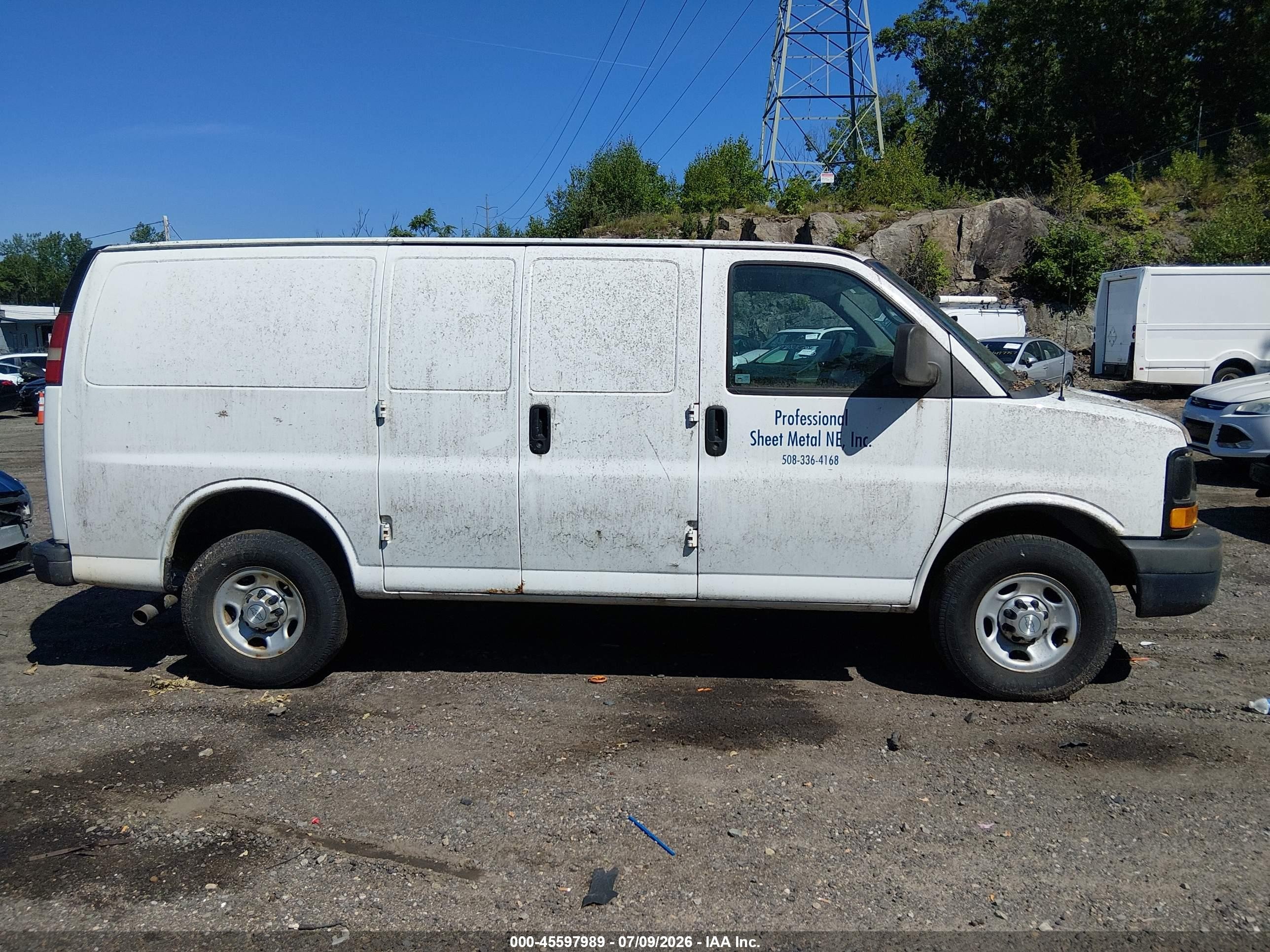 2015 Chevrolet Express 2500 Work Van White vin: 1GCWGFFF2F1103802