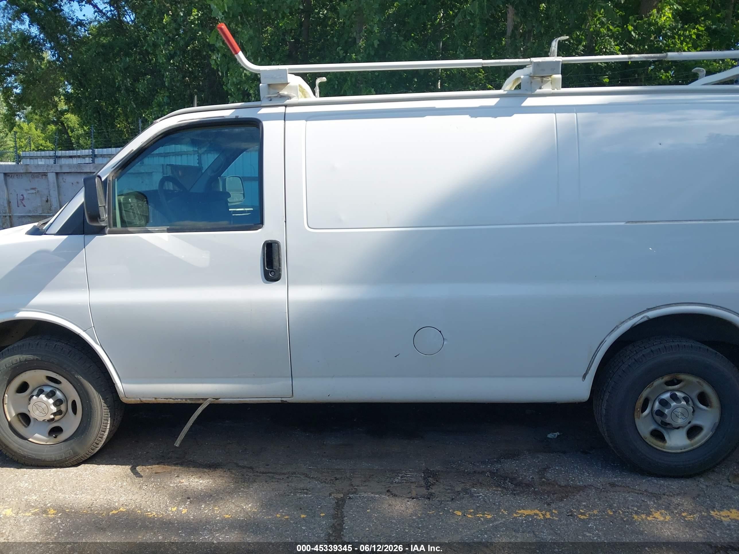 2015 Chevrolet Express 2500 Work Van White vin: 1GCWGFFF3F1122973