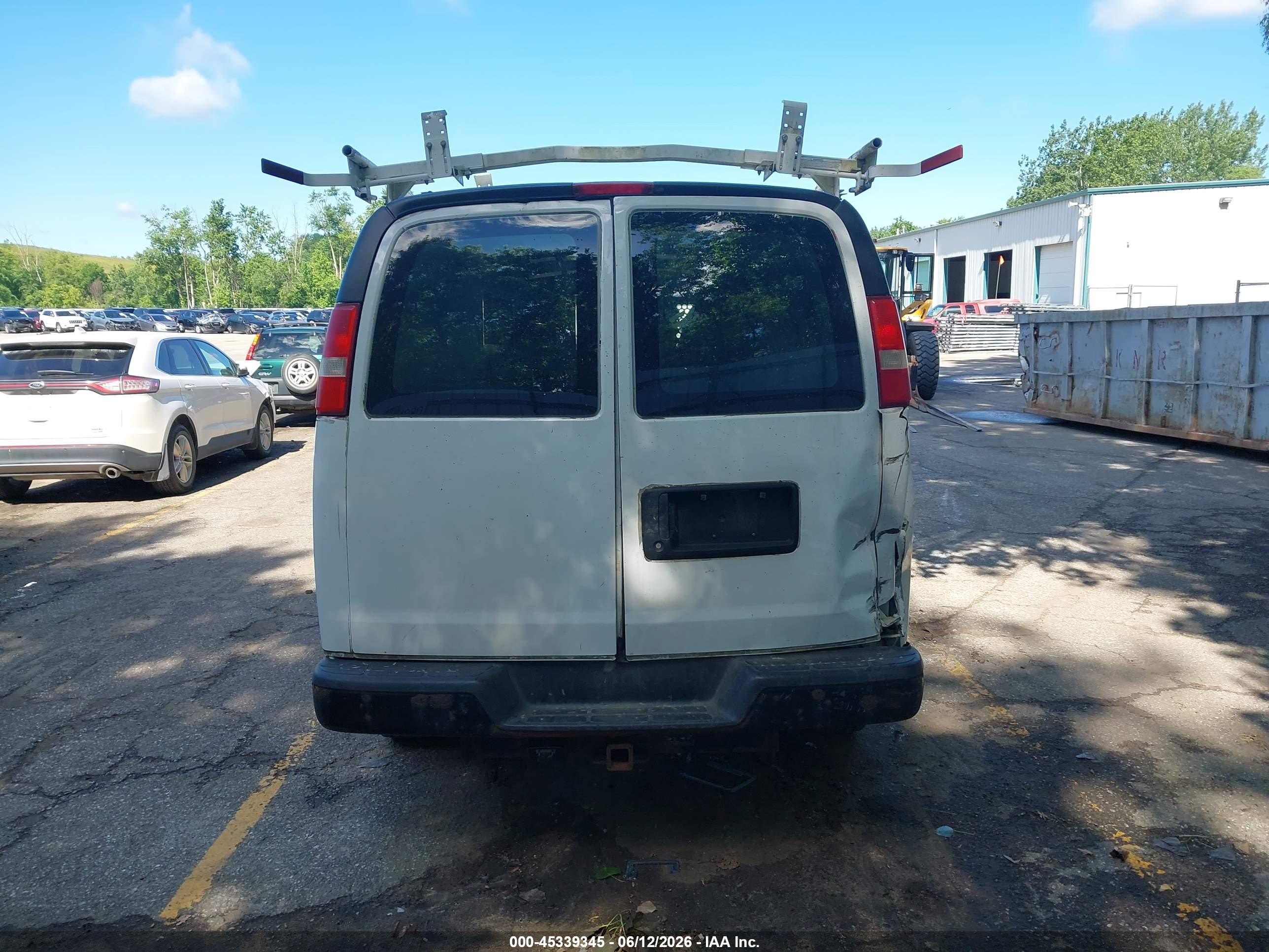 2015 Chevrolet Express 2500 Work Van White vin: 1GCWGFFF3F1122973