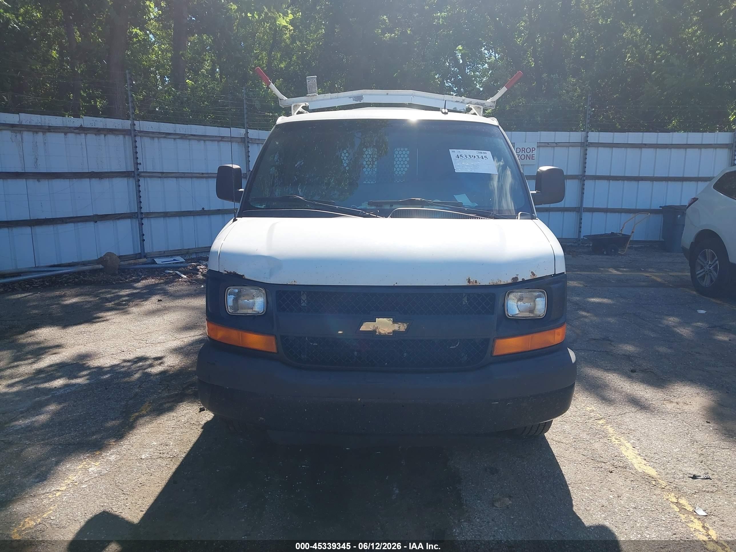 2015 Chevrolet Express 2500 Work Van White vin: 1GCWGFFF3F1122973