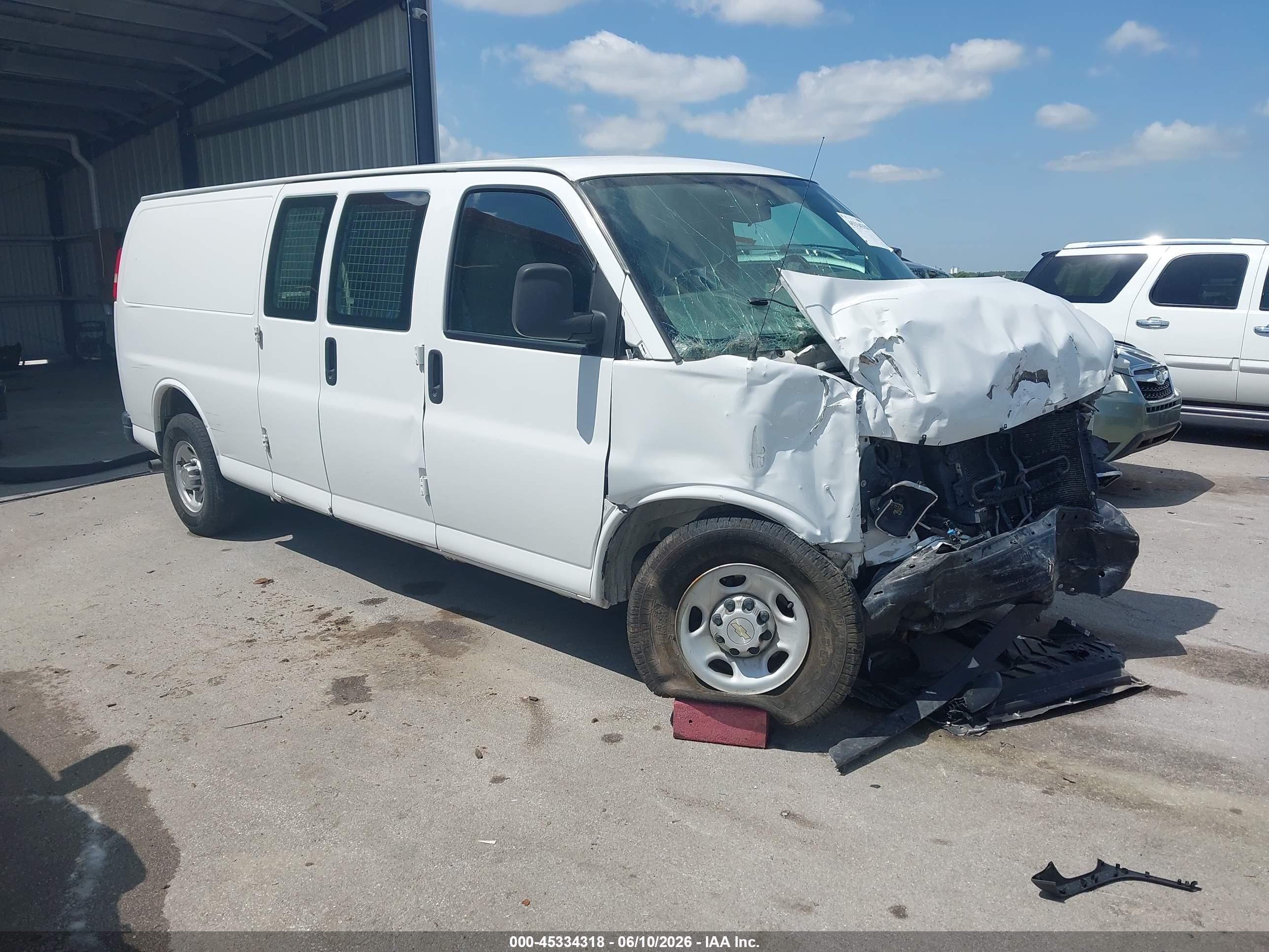 2012 Chevrolet Express 2500 Work Van White vin: 1GCWGGBA2C1165941