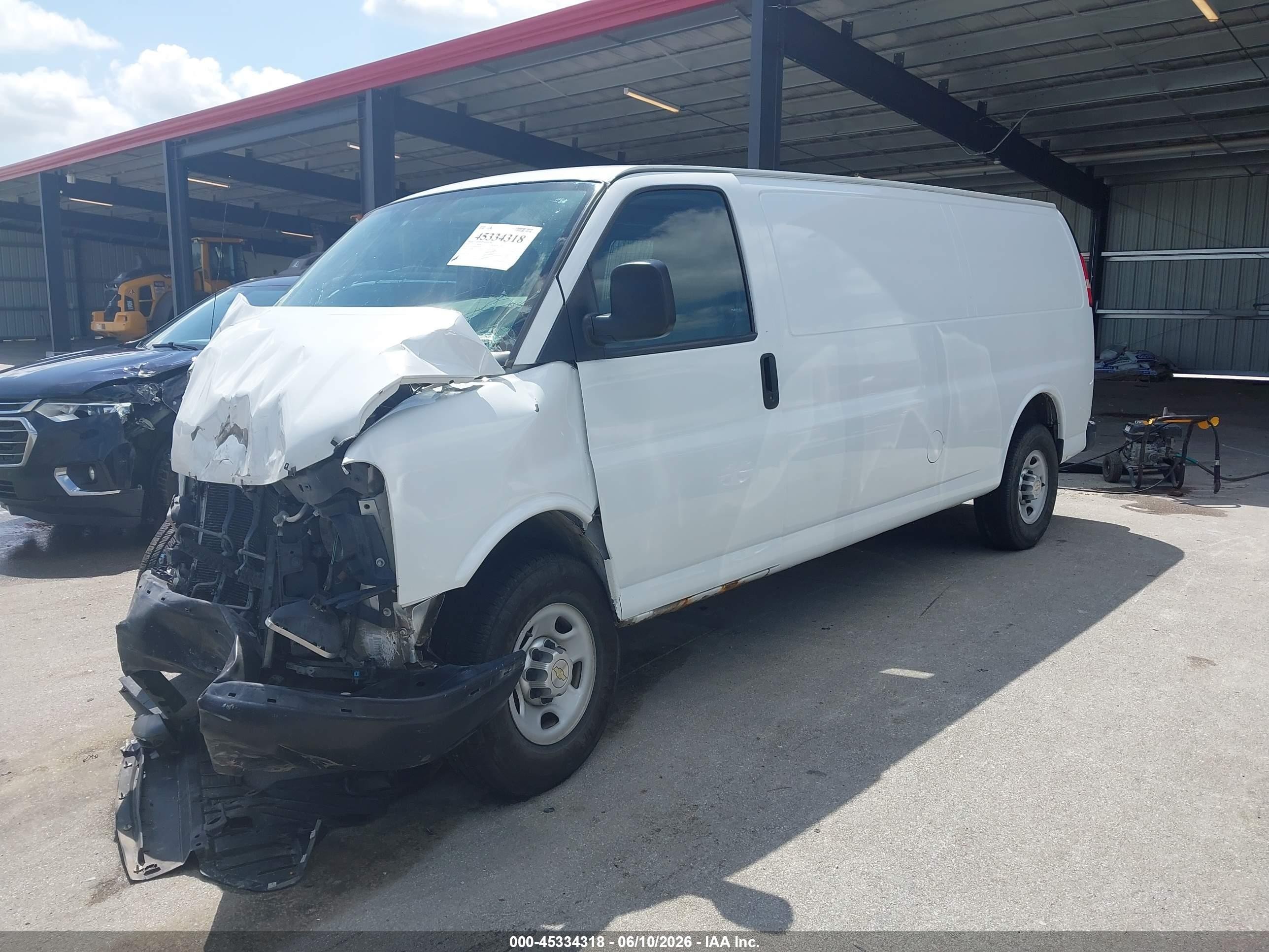 2012 Chevrolet Express 2500 Work Van White vin: 1GCWGGBA2C1165941