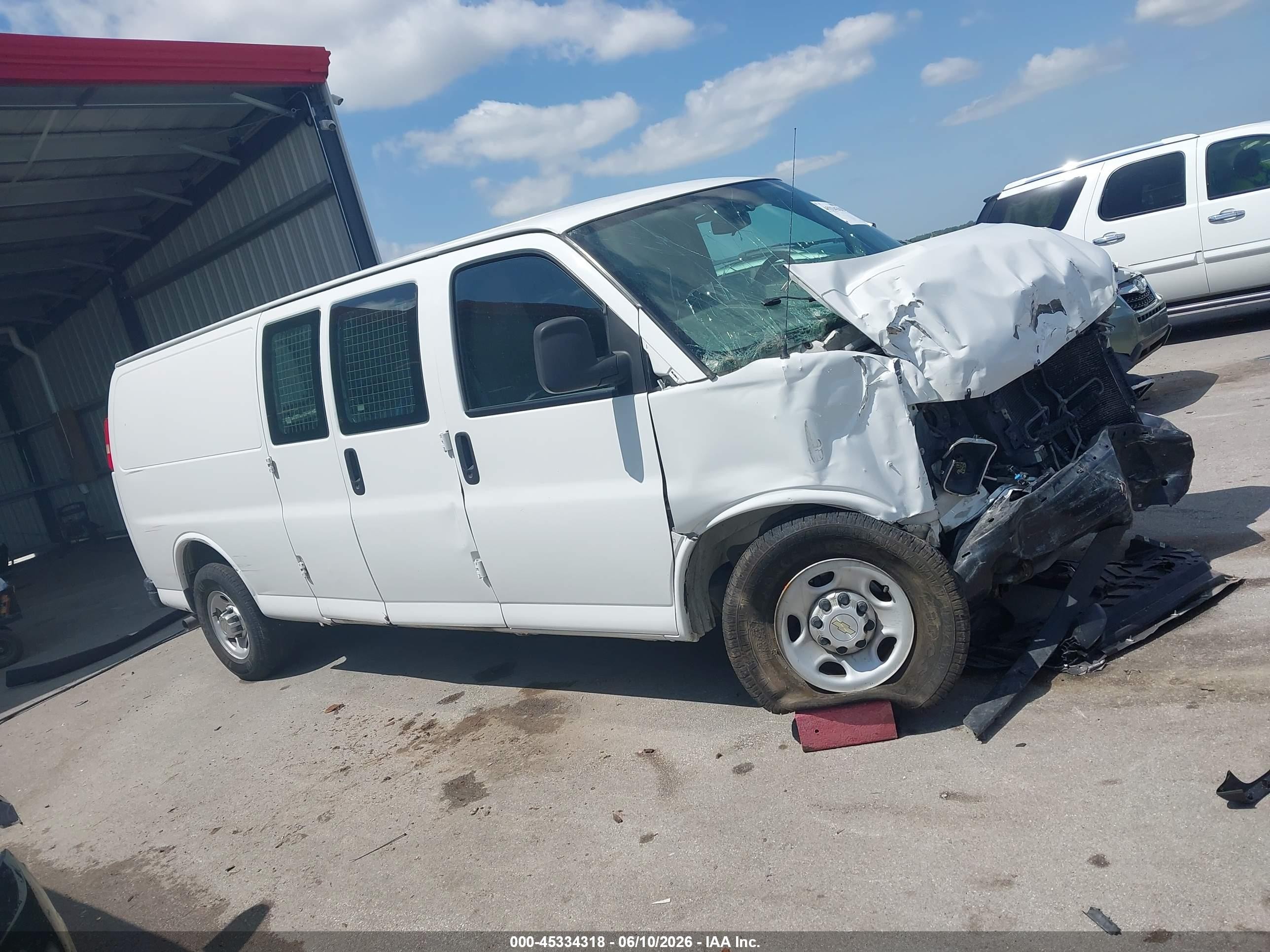 2012 Chevrolet Express 2500 Work Van White vin: 1GCWGGBA2C1165941