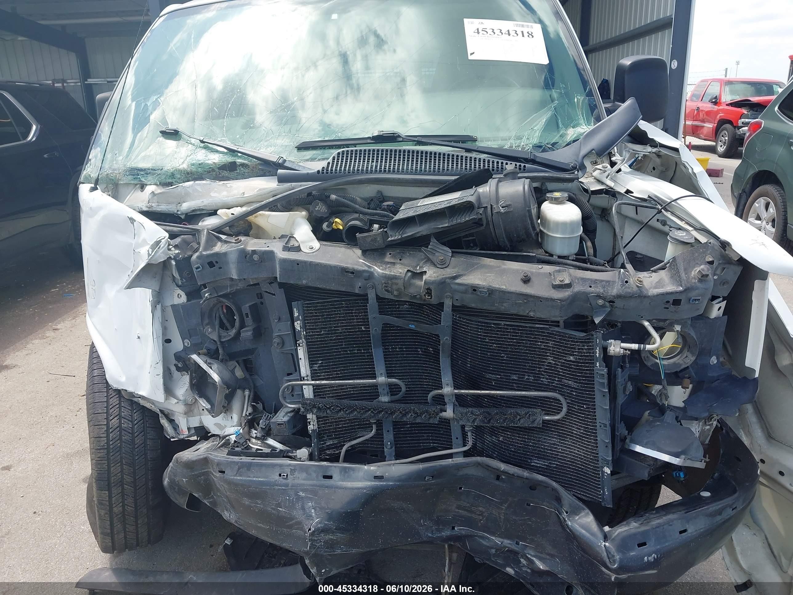 2012 Chevrolet Express 2500 Work Van White vin: 1GCWGGBA2C1165941