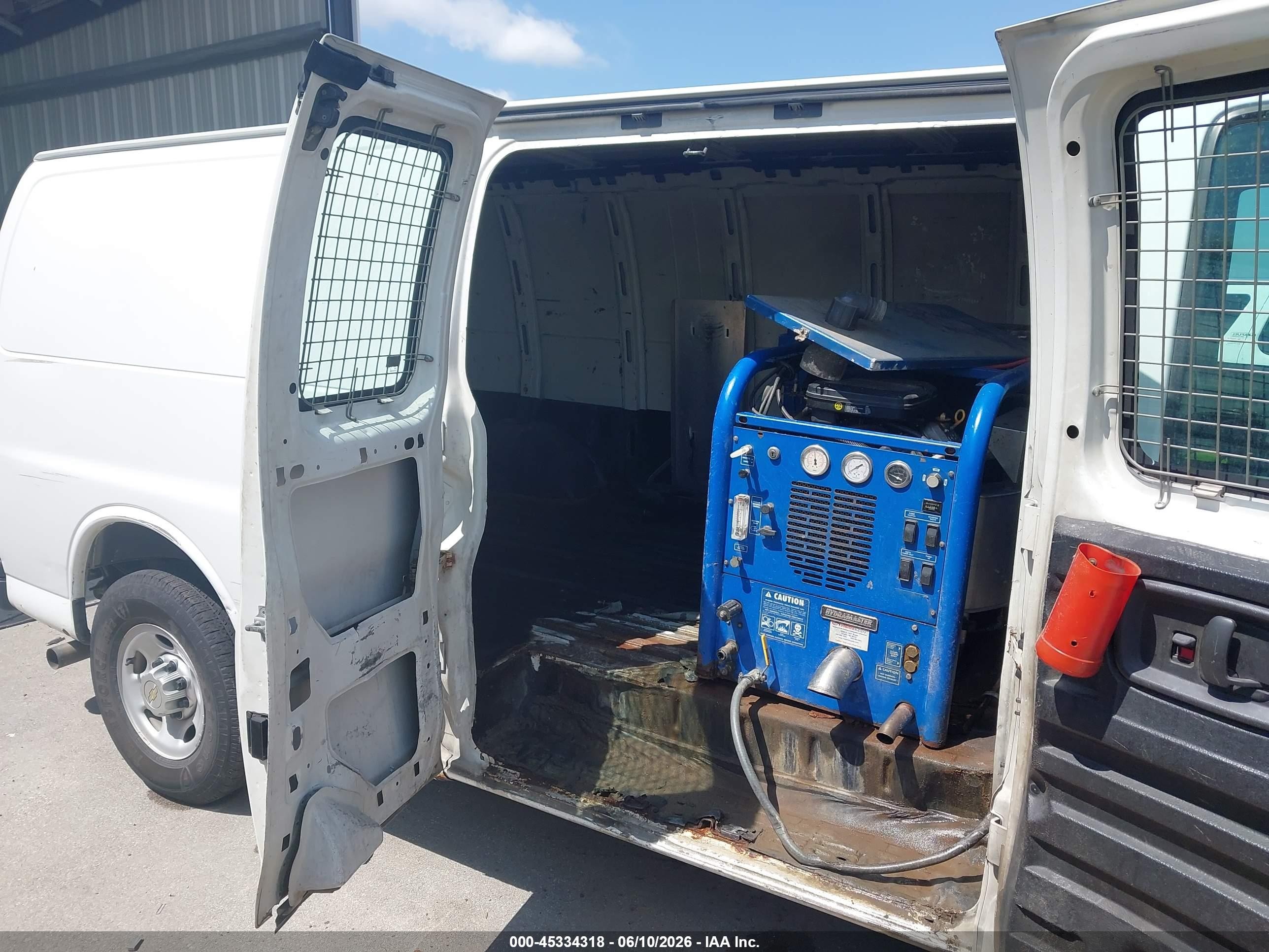 2012 Chevrolet Express 2500 Work Van White vin: 1GCWGGBA2C1165941