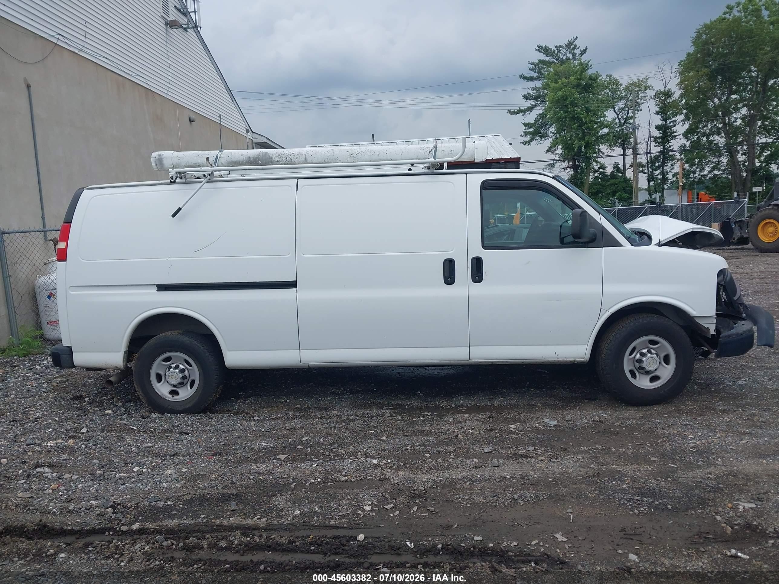 2014 Chevrolet Express 2500 Work Van White vin: 1GCWGGCA7E1133486