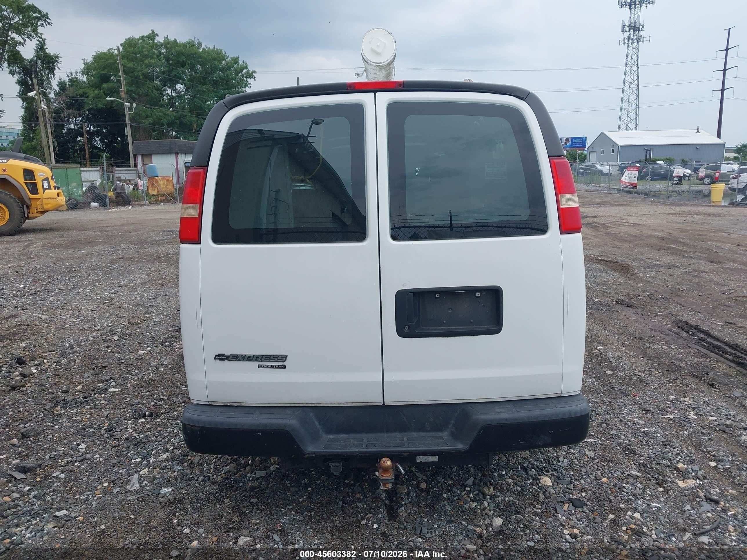 2014 Chevrolet Express 2500 Work Van White vin: 1GCWGGCA7E1133486