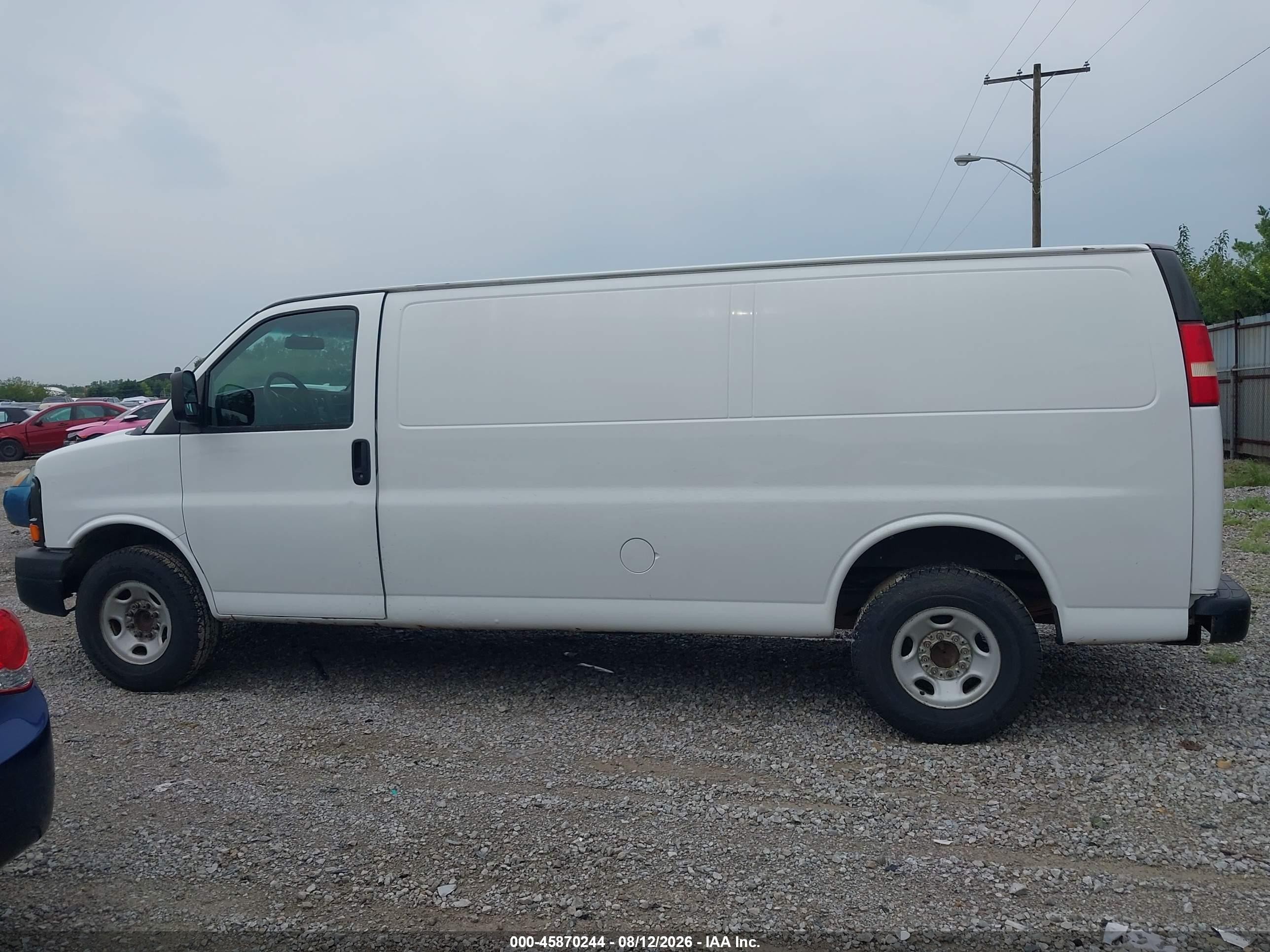 2014 Chevrolet Express 2500 Work Van White vin: 1GCWGGCAXE1212036