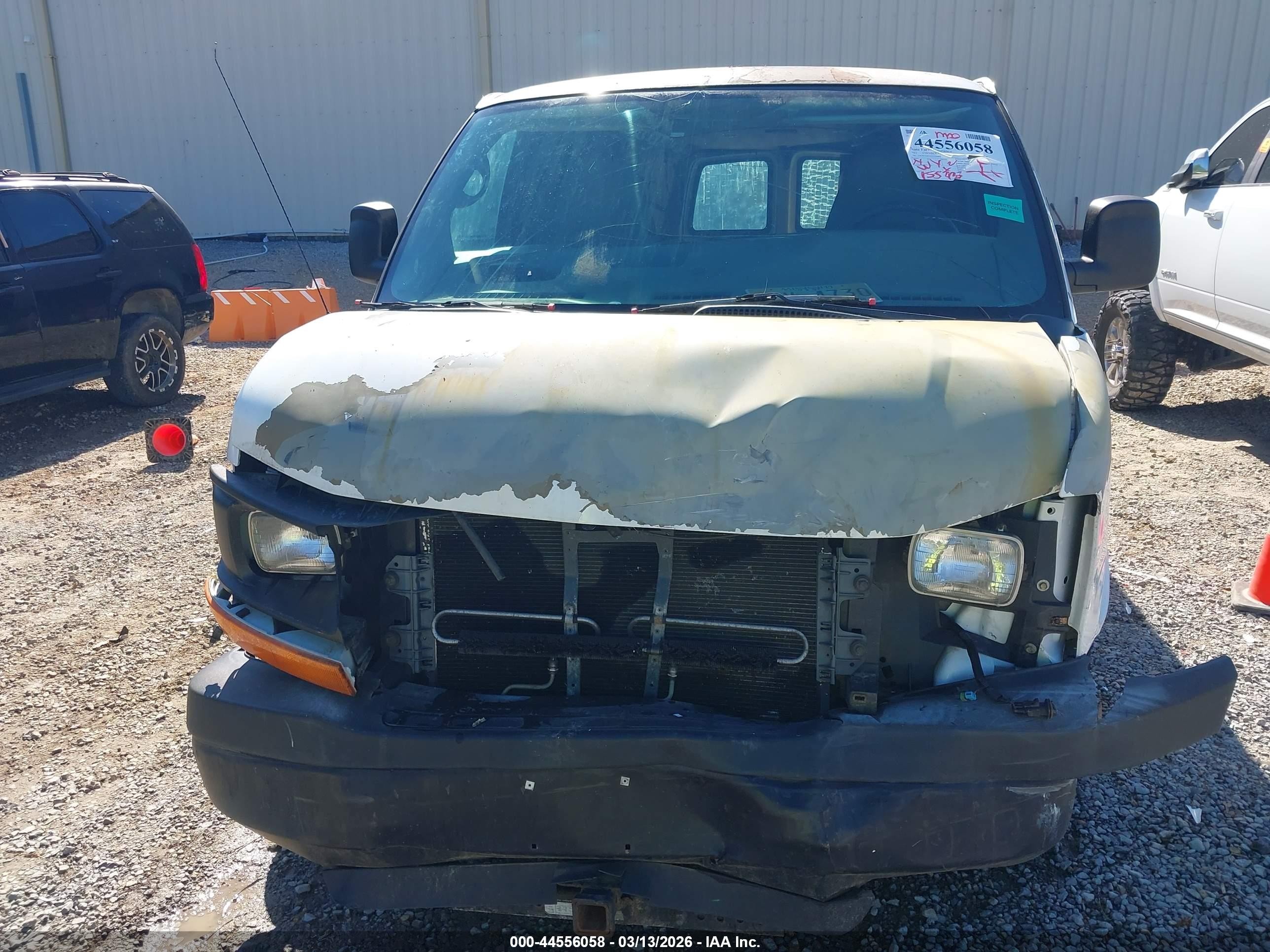 2012 Chevrolet Express 2500 Work Van White vin: 1GCWGGFA1C1116403