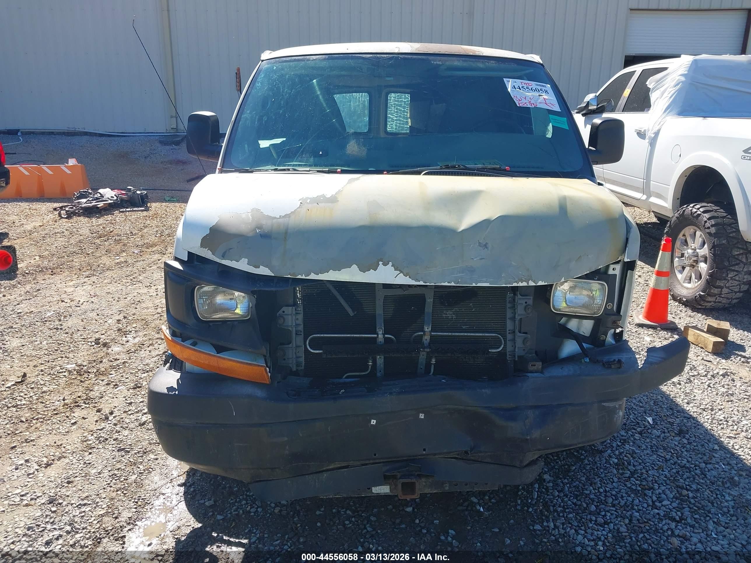 2012 Chevrolet Express 2500 Work Van White vin: 1GCWGGFA1C1116403