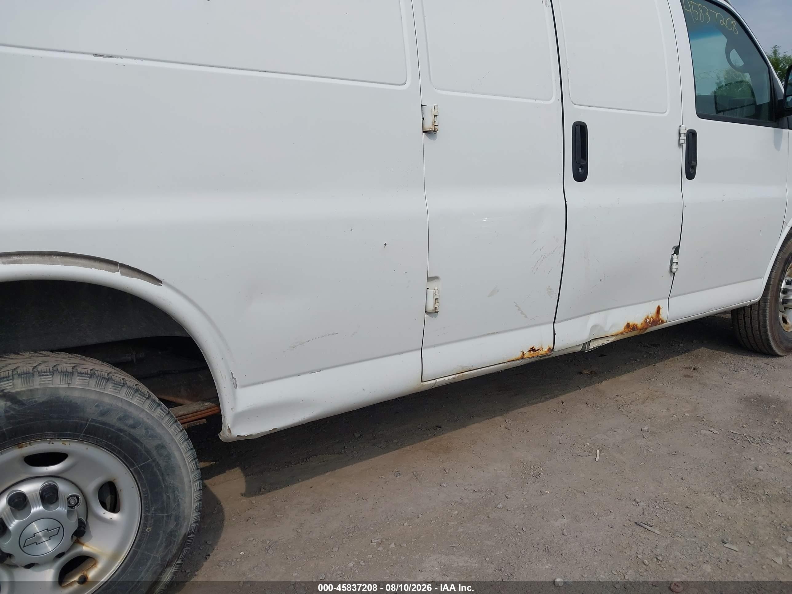 2015 Chevrolet Express 2500 Work Van White vin: 1GCWGGFF5F1103363