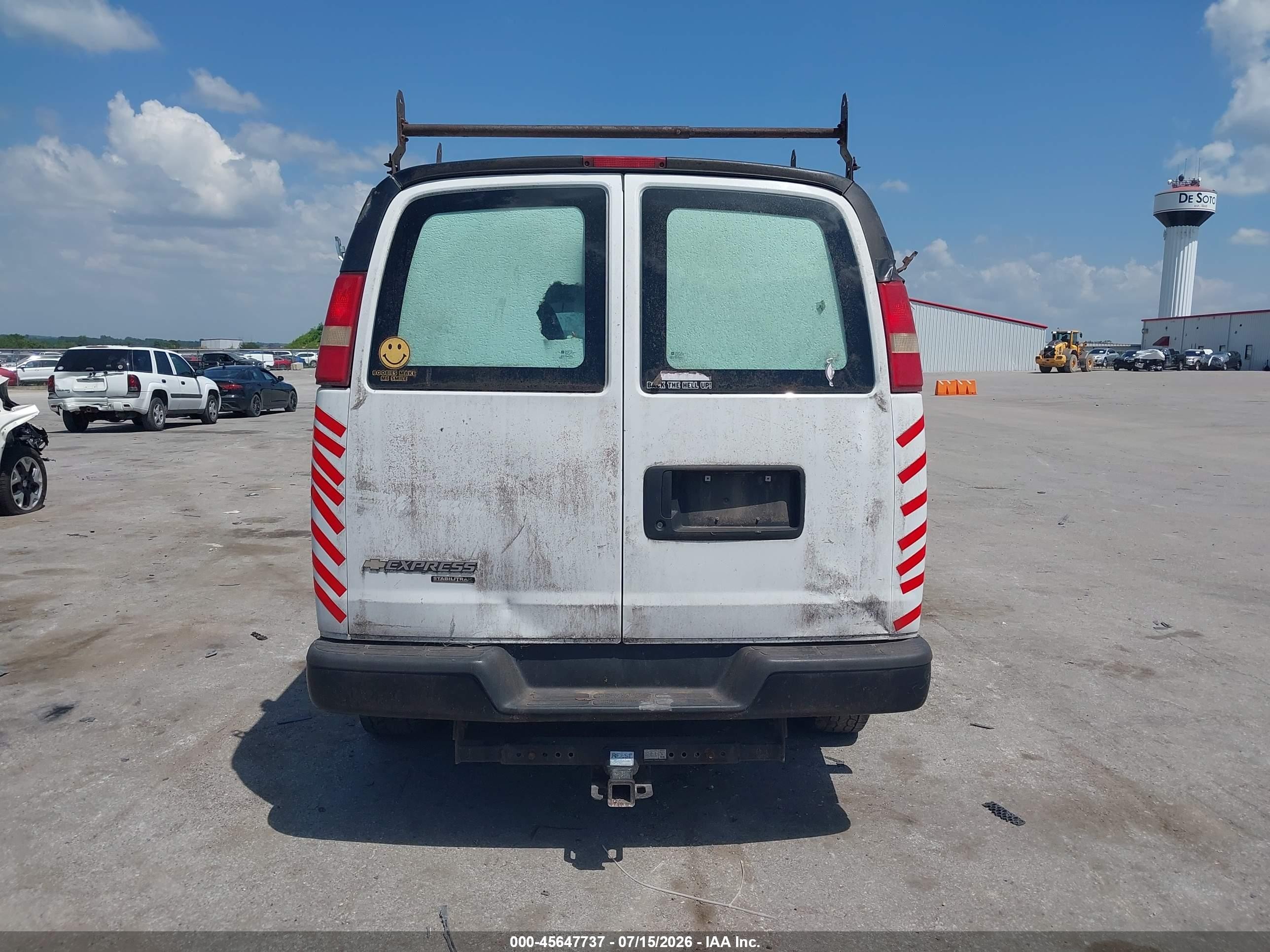2015 Chevrolet Express 2500 Work Van White vin: 1GCWGGFF5F1108188