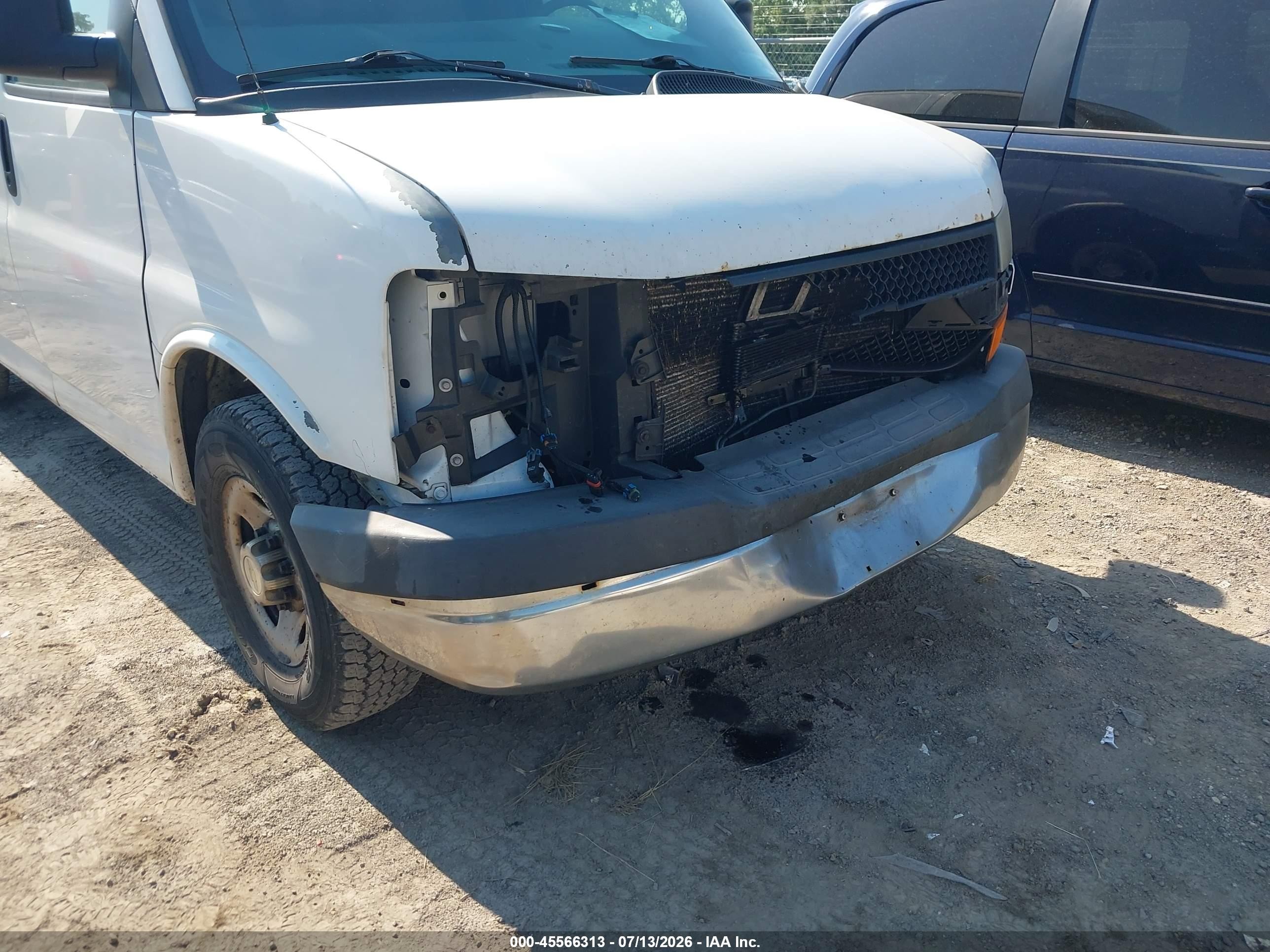 2010 Chevrolet Express 2500 Work Van White vin: 1GCZGFBA3A1109432