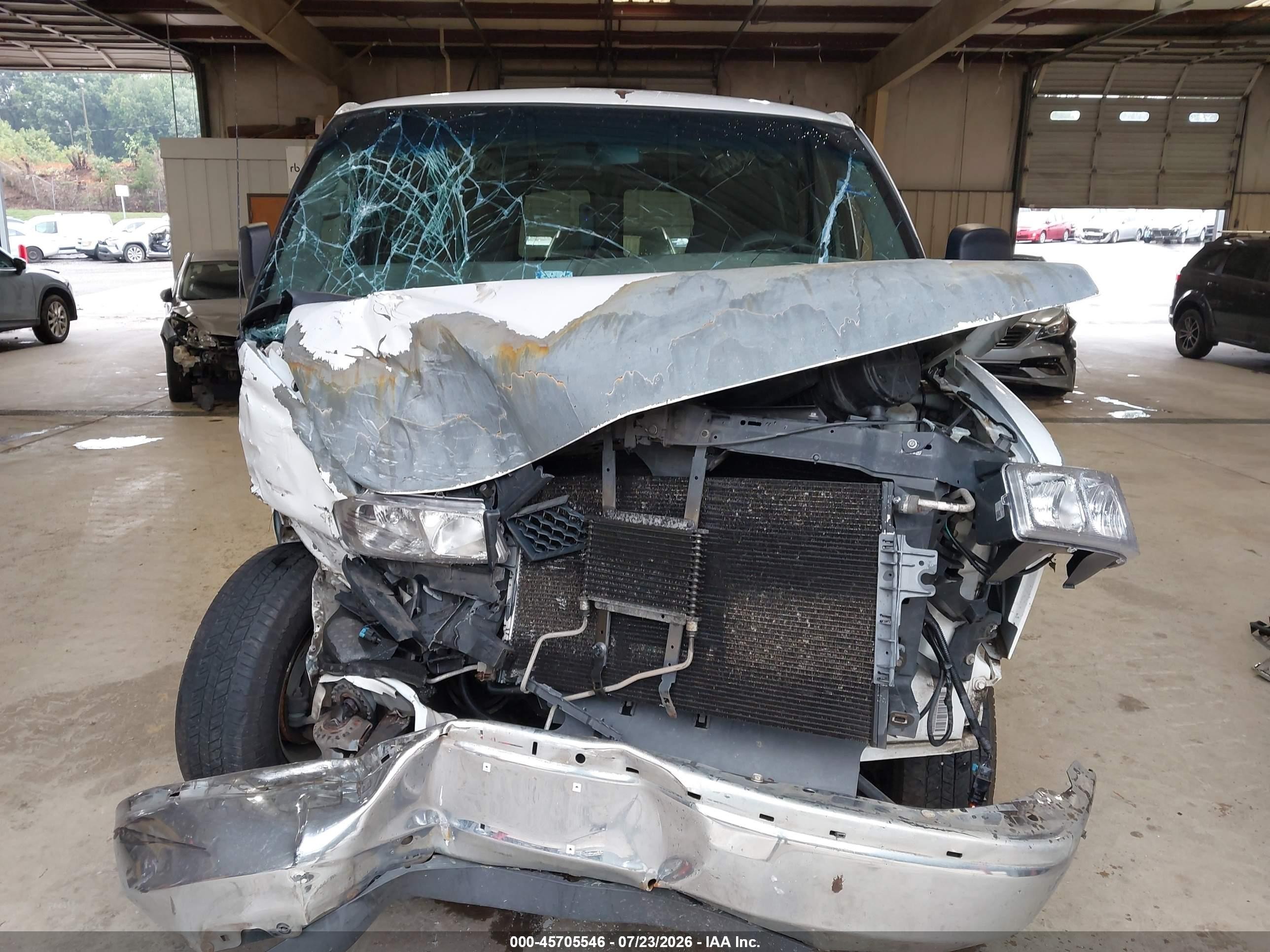 2010 Chevrolet Express 2500 Work Van White vin: 1GCZGGAAXA1183101