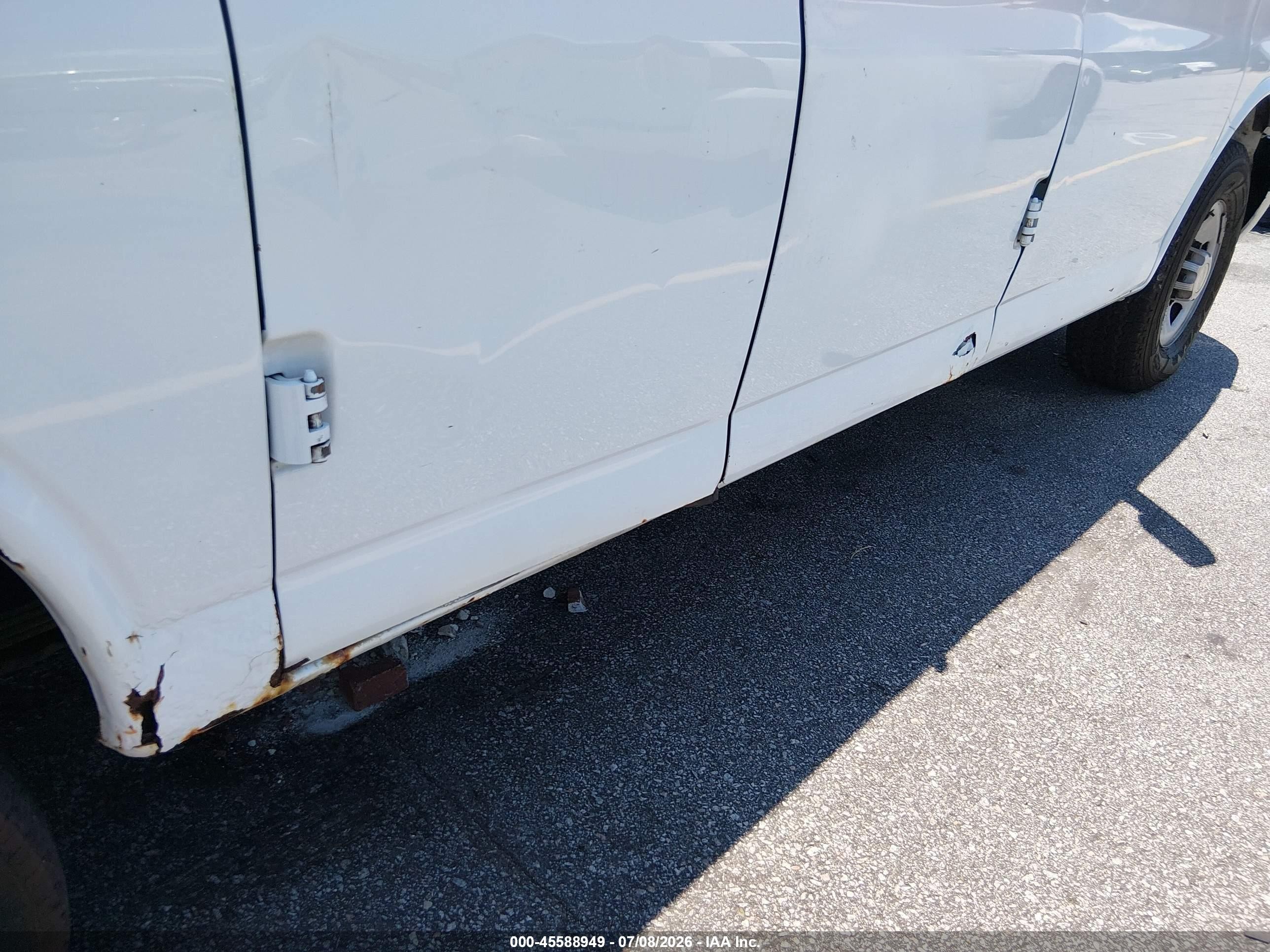 2013 Chevrolet Express 3500 Work Van White vin: 1GCZGTBGXD1165956