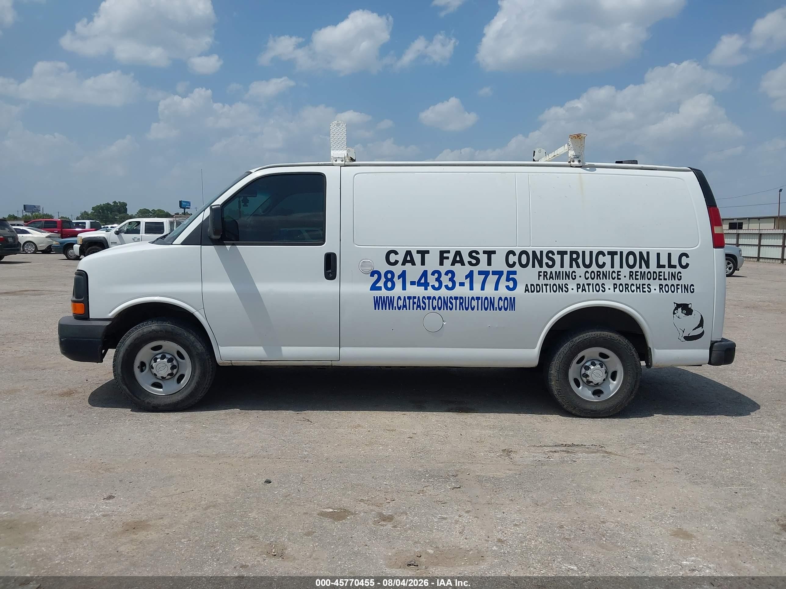 2014 Chevrolet Express 3500 Work Van White vin: 1GCZGTCA1E1205207