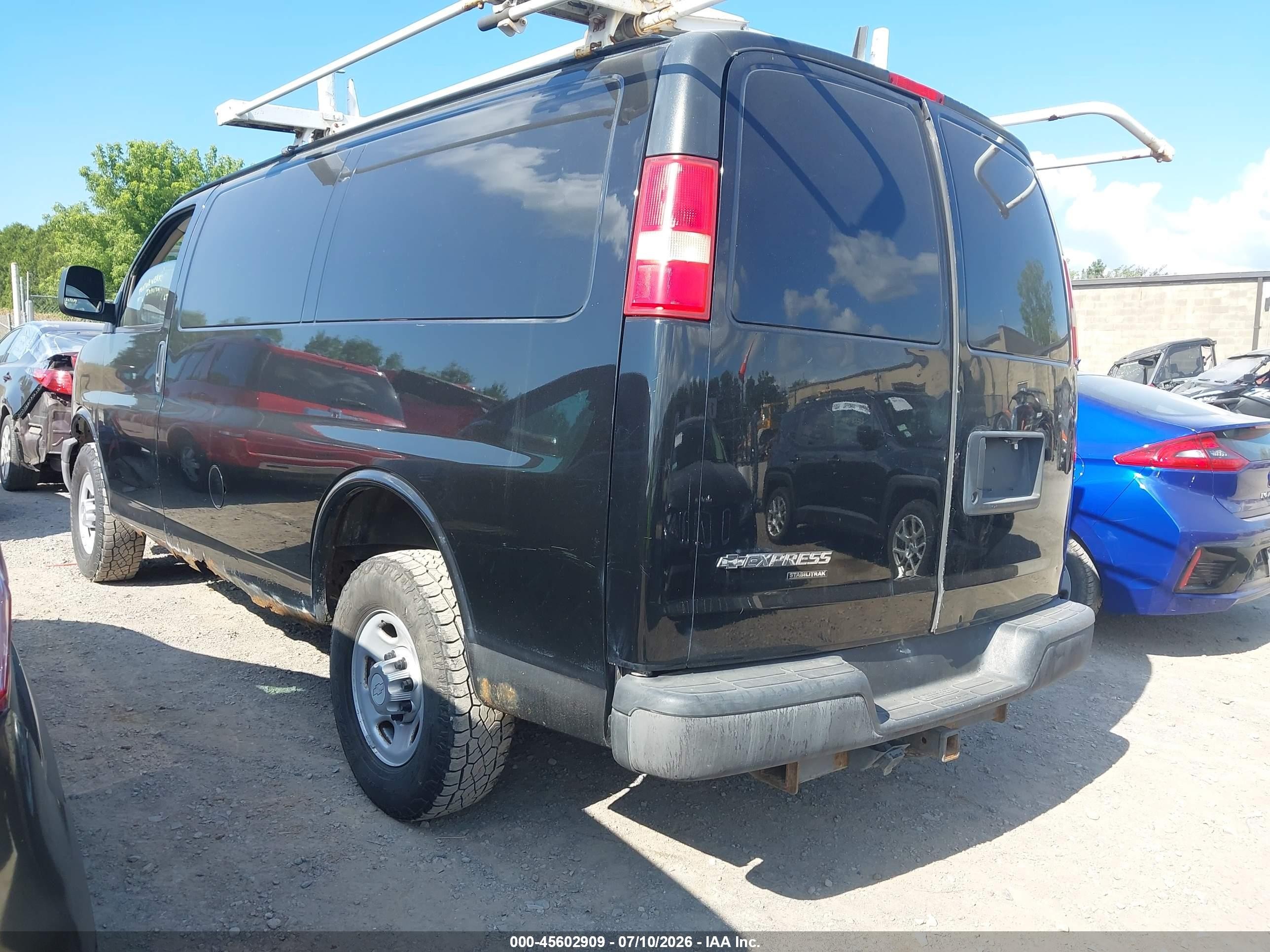 2014 Chevrolet Express 3500 Work Van Black vin: 1GCZGTCA3E1206679