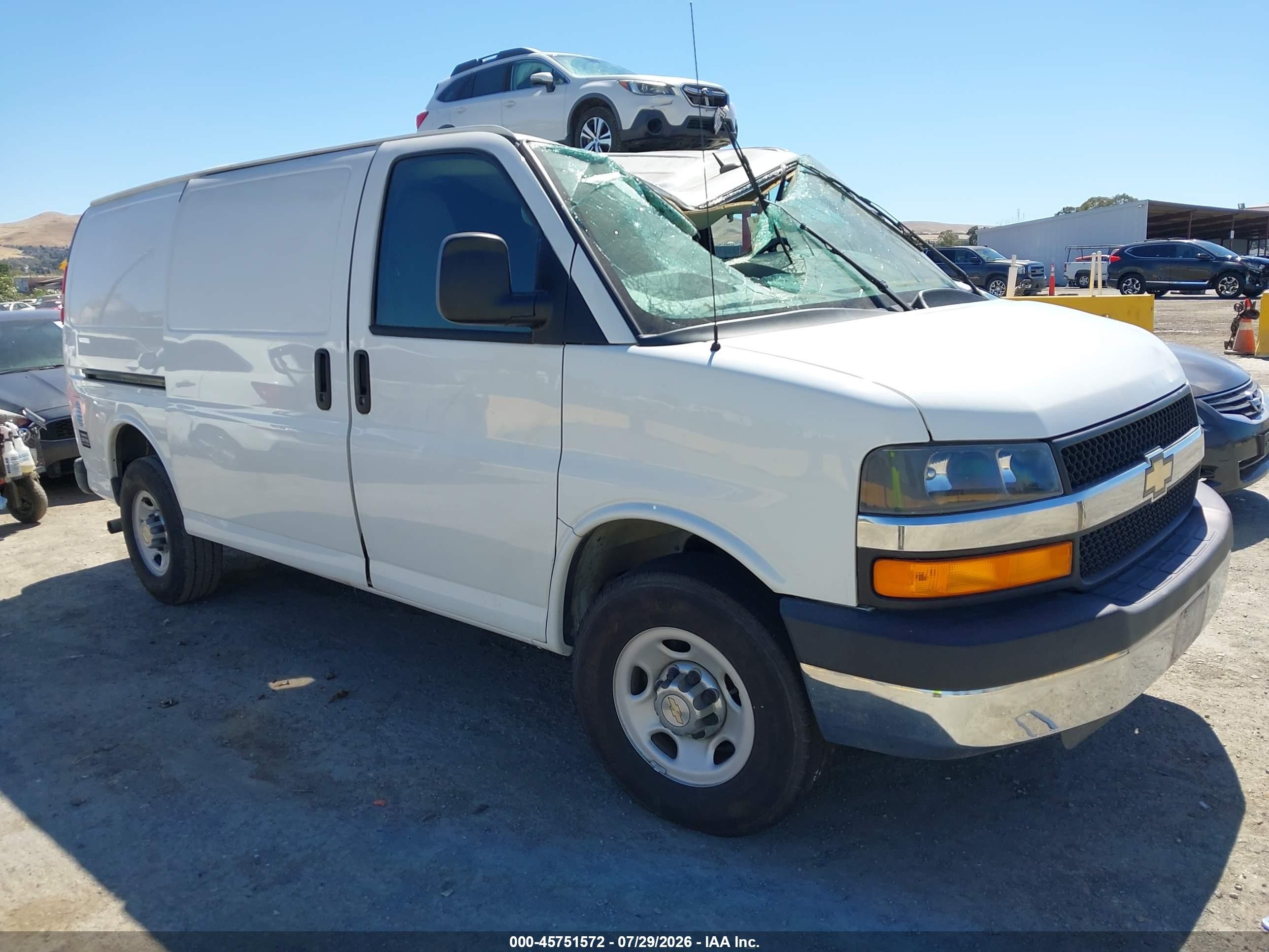 2013 Chevrolet Express 3500 Work Van White vin: 1GCZGTCG0D1174647