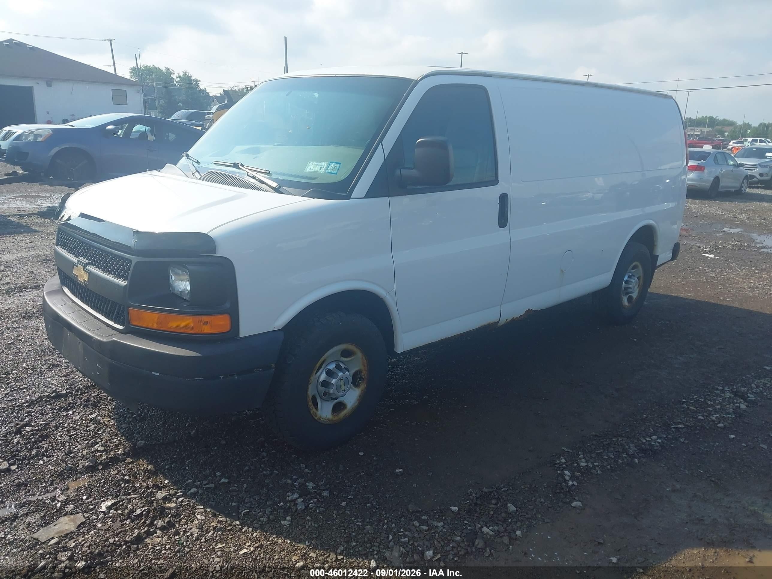 2014 Chevrolet Express 3500 Work Van Белый vin: 1GCZGTCG1E1133879