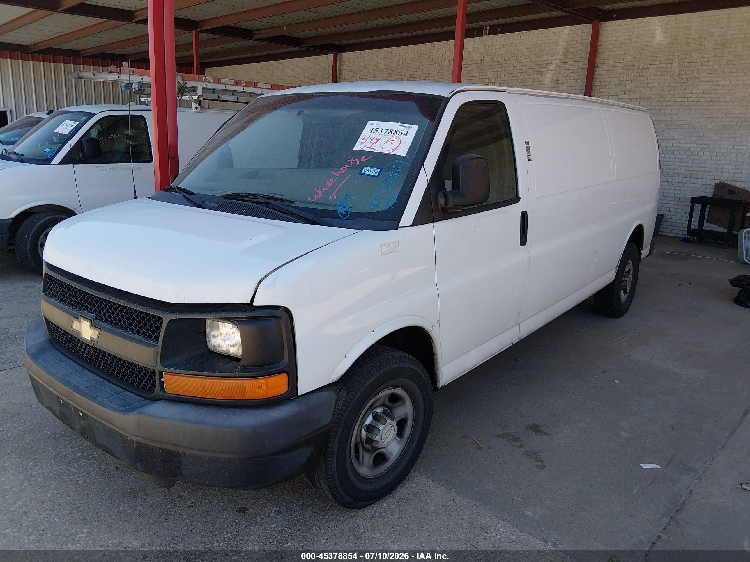 2014 Chevrolet Express 3500 Work Van Белый vin: 1GCZGUCA1E1149128