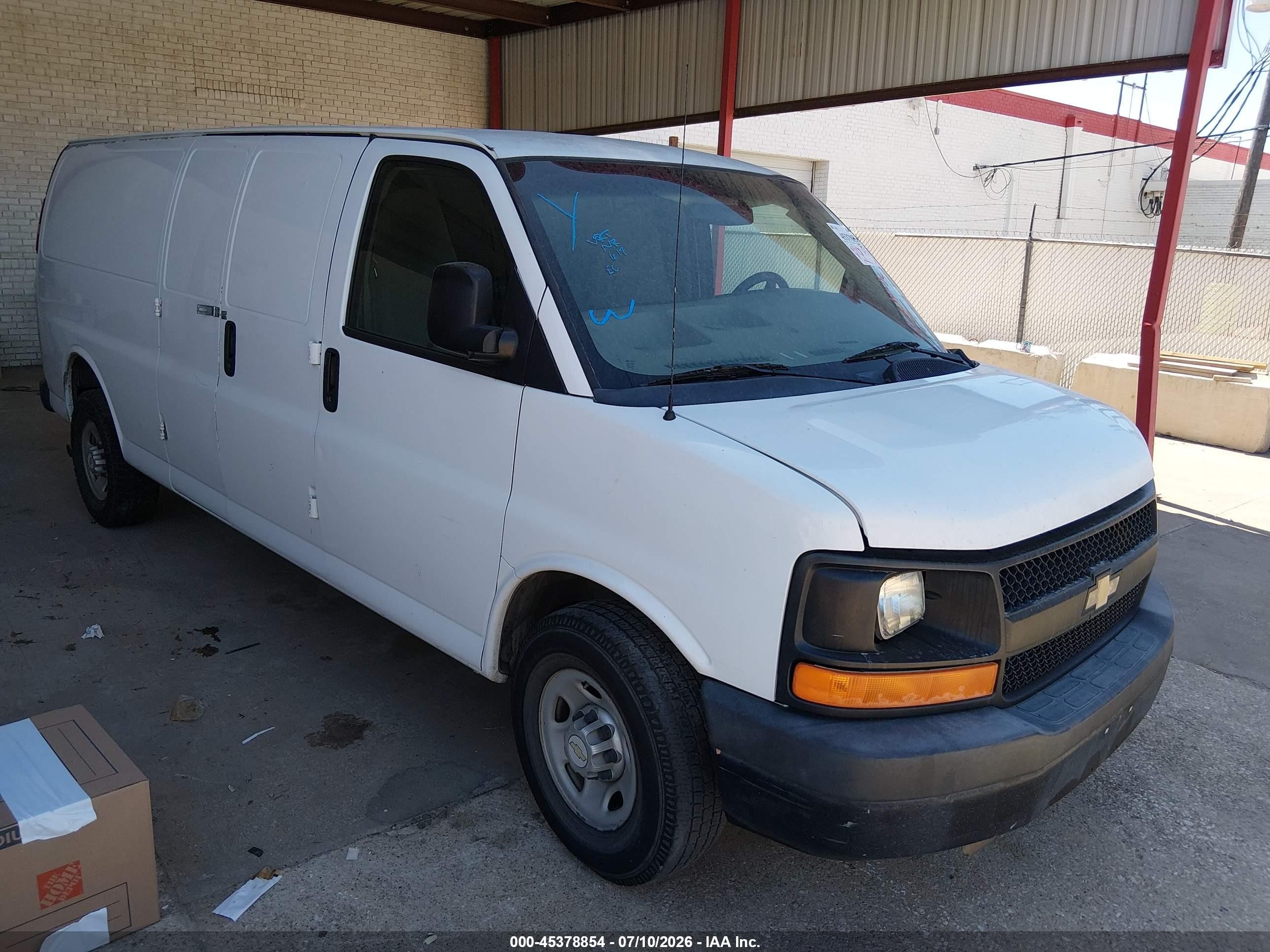 2014 Chevrolet Express 3500 Work Van White vin: 1GCZGUCA1E1149128