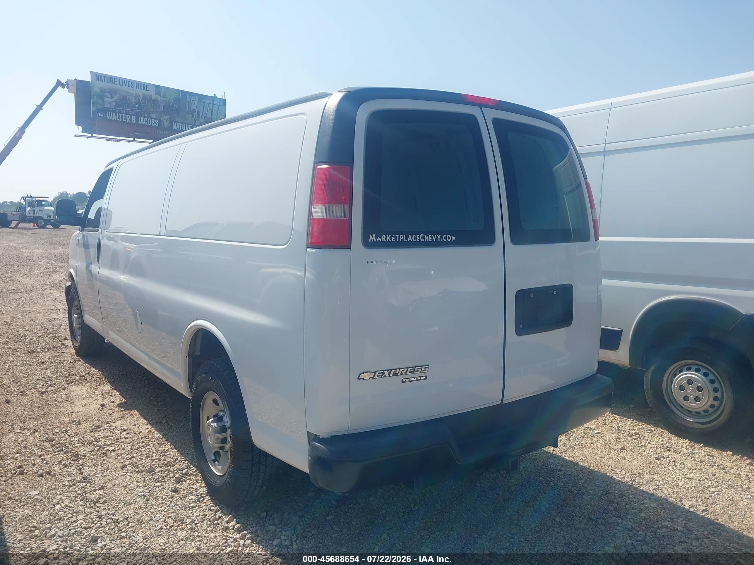 2015 Chevrolet Express 3500 Work Van White vin: 1GCZGUCG0F1283697