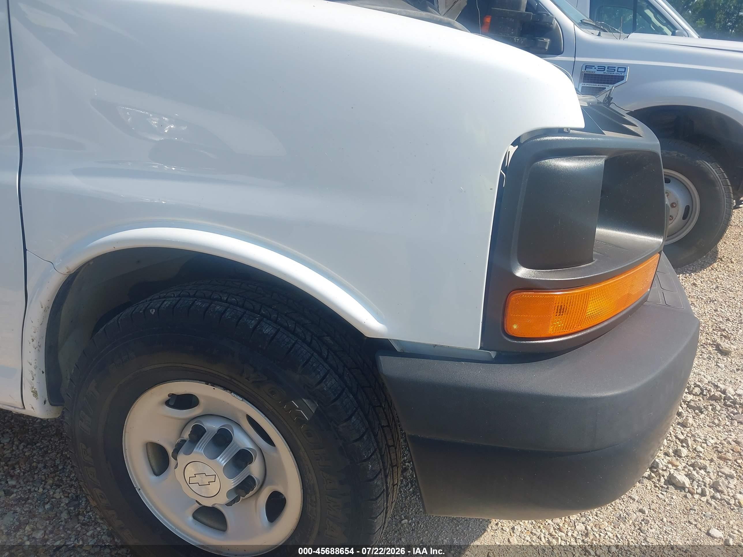 2015 Chevrolet Express 3500 Work Van White vin: 1GCZGUCG0F1283697