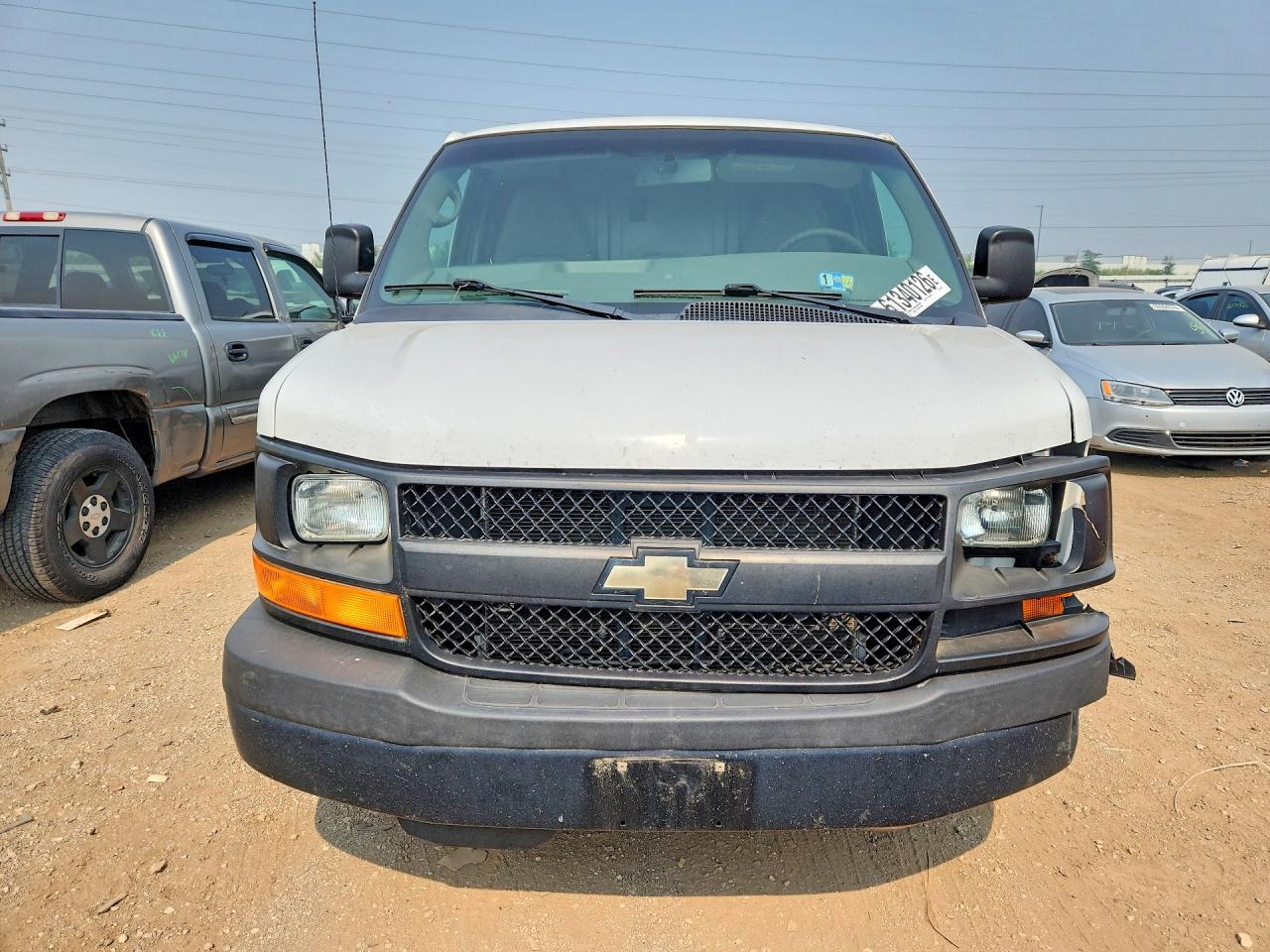 2014 Chevrolet Express White vin: 1GCZGUCG6E1164308