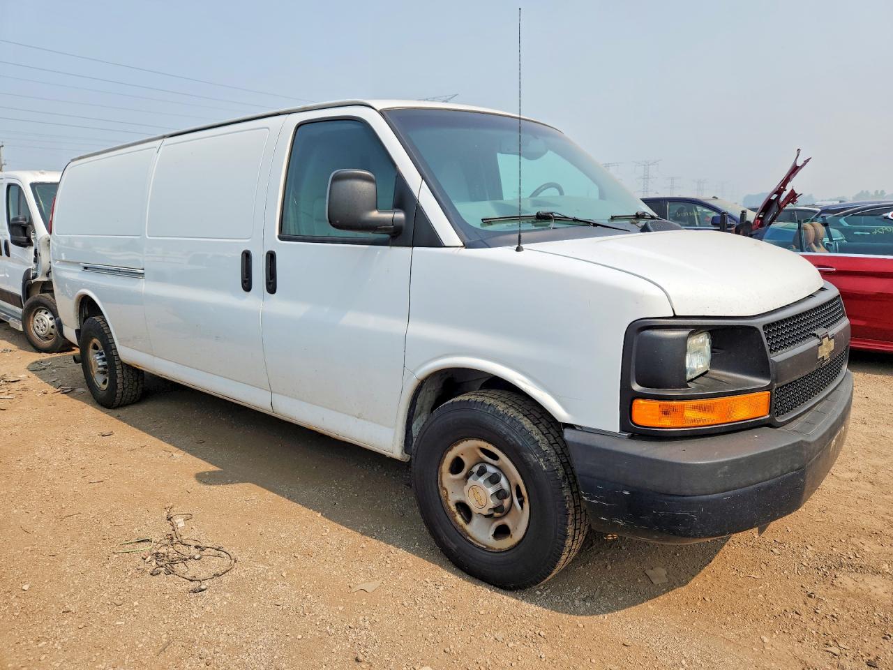 2014 Chevrolet Express White vin: 1GCZGUCG6E1164308