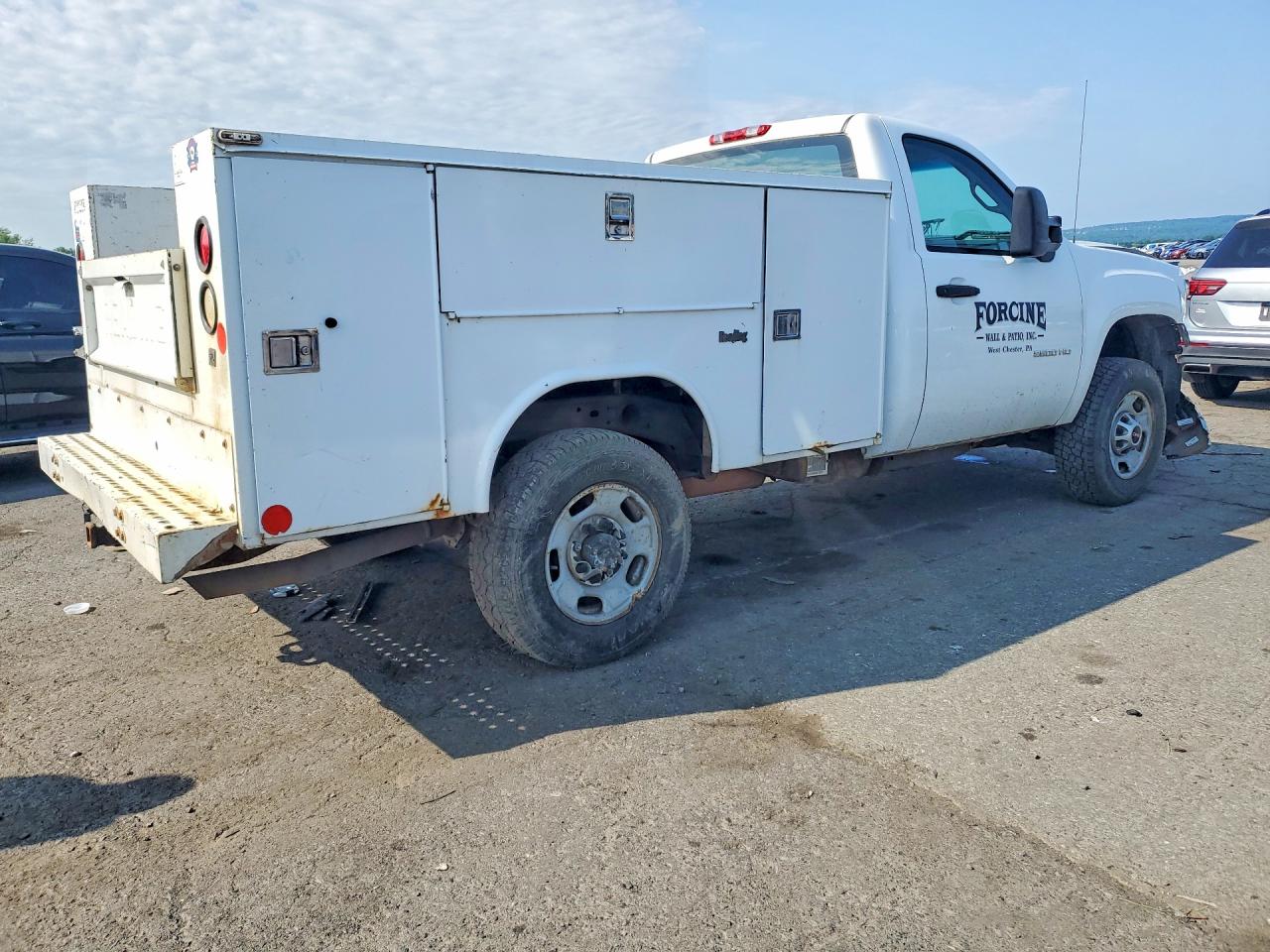 2013 Gmc Sierra C2500 Heavy Duty White vin: 1GD01ZCG0DF186616