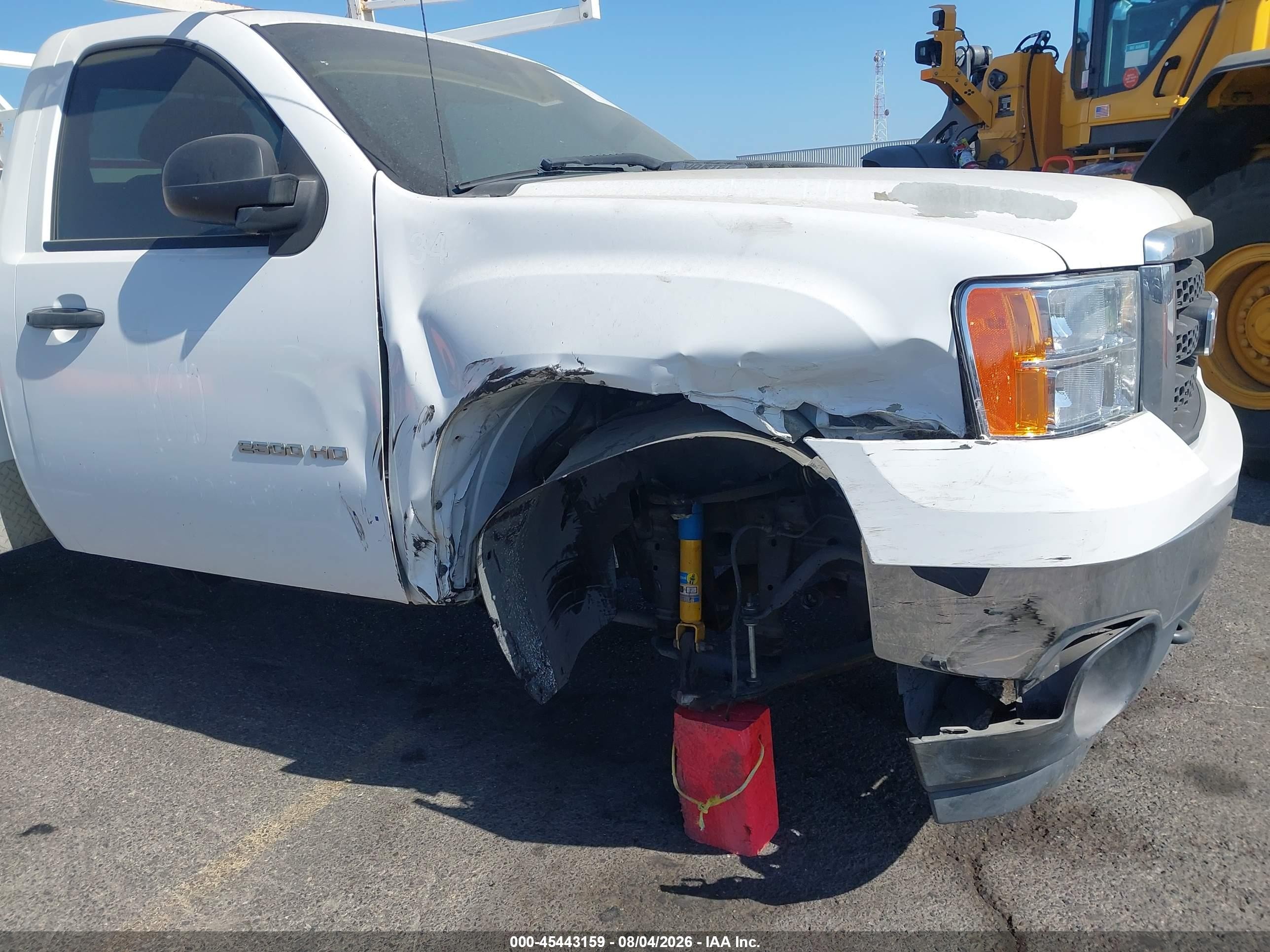 2012 Gmc Sierra 2500hd Work Truck White vin: 1GD01ZCG8CF241053