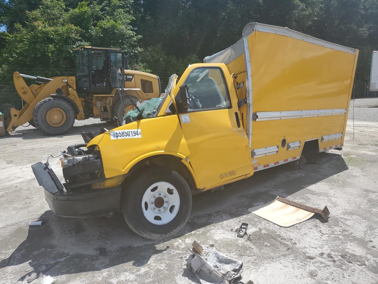 2021 Gmc Savana Cutaway G3500 Yellow vin: 1GD07RFP7M1215925