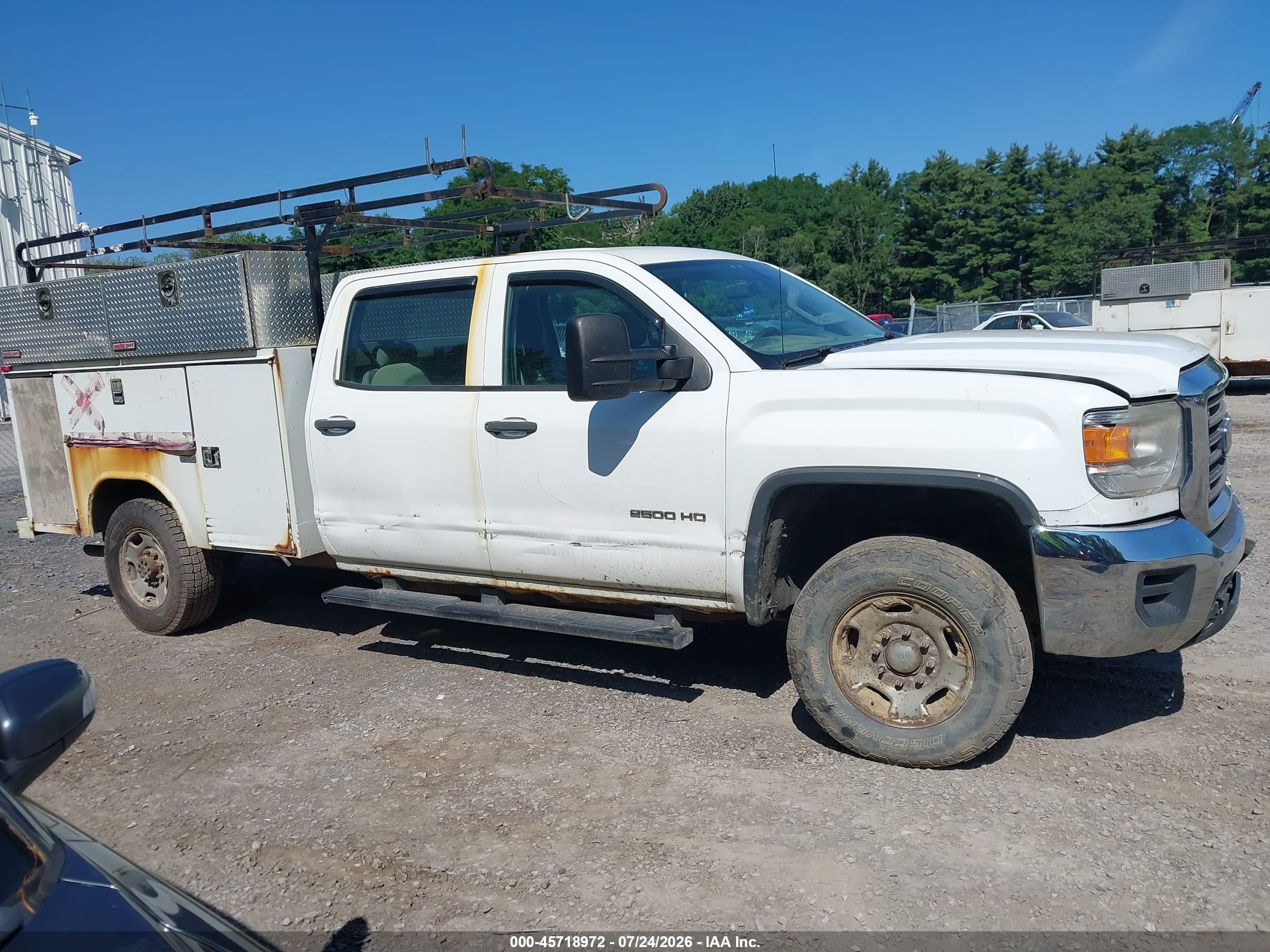 2015 Gmc Sierra 2500hd   Белый vin: 1GD12XEG4FF641697