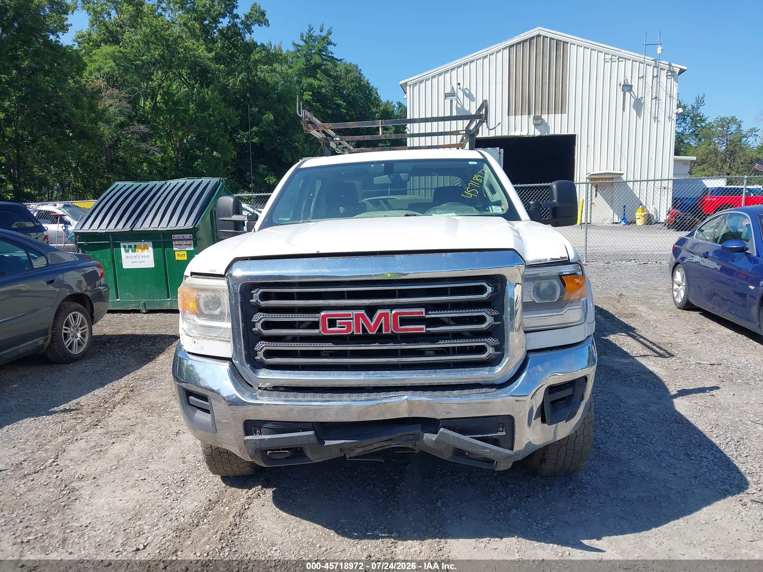 2015 Gmc Sierra 2500hd   Белый vin: 1GD12XEG4FF641697