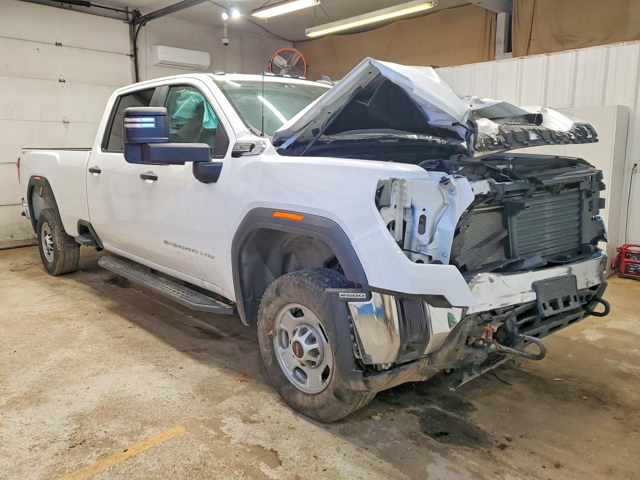 2024 Gmc Sierra K2500 Heavy Duty White vin: 1GD19LE71RF418641
