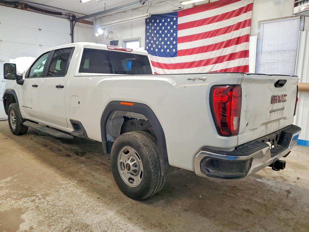 2024 Gmc Sierra K2500 Heavy Duty White vin: 1GD19LE71RF418641