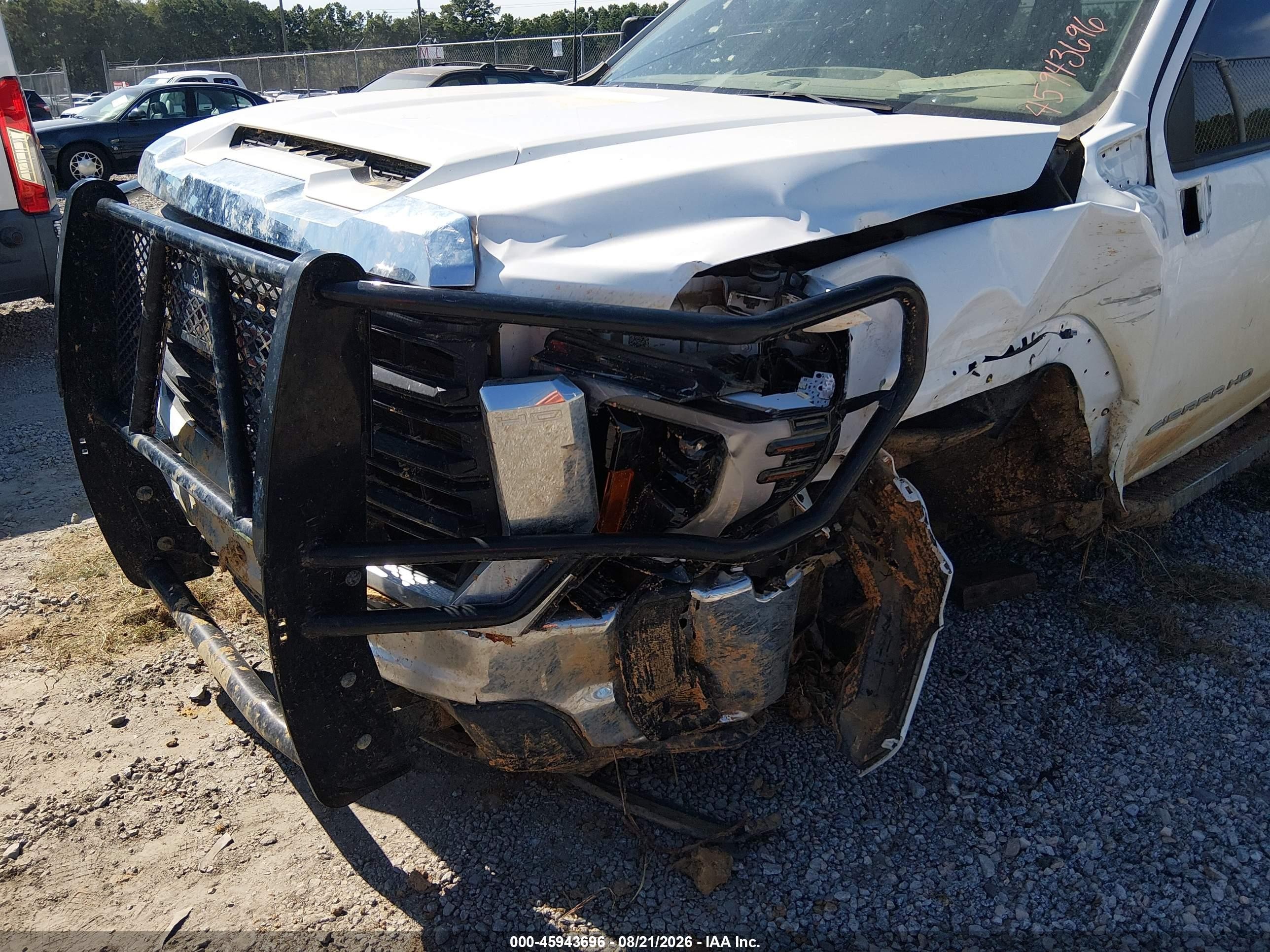 2024 Gmc Sierra 2500hd 4wd  Long Bed Pro White vin: 1GD19LE75RF426838
