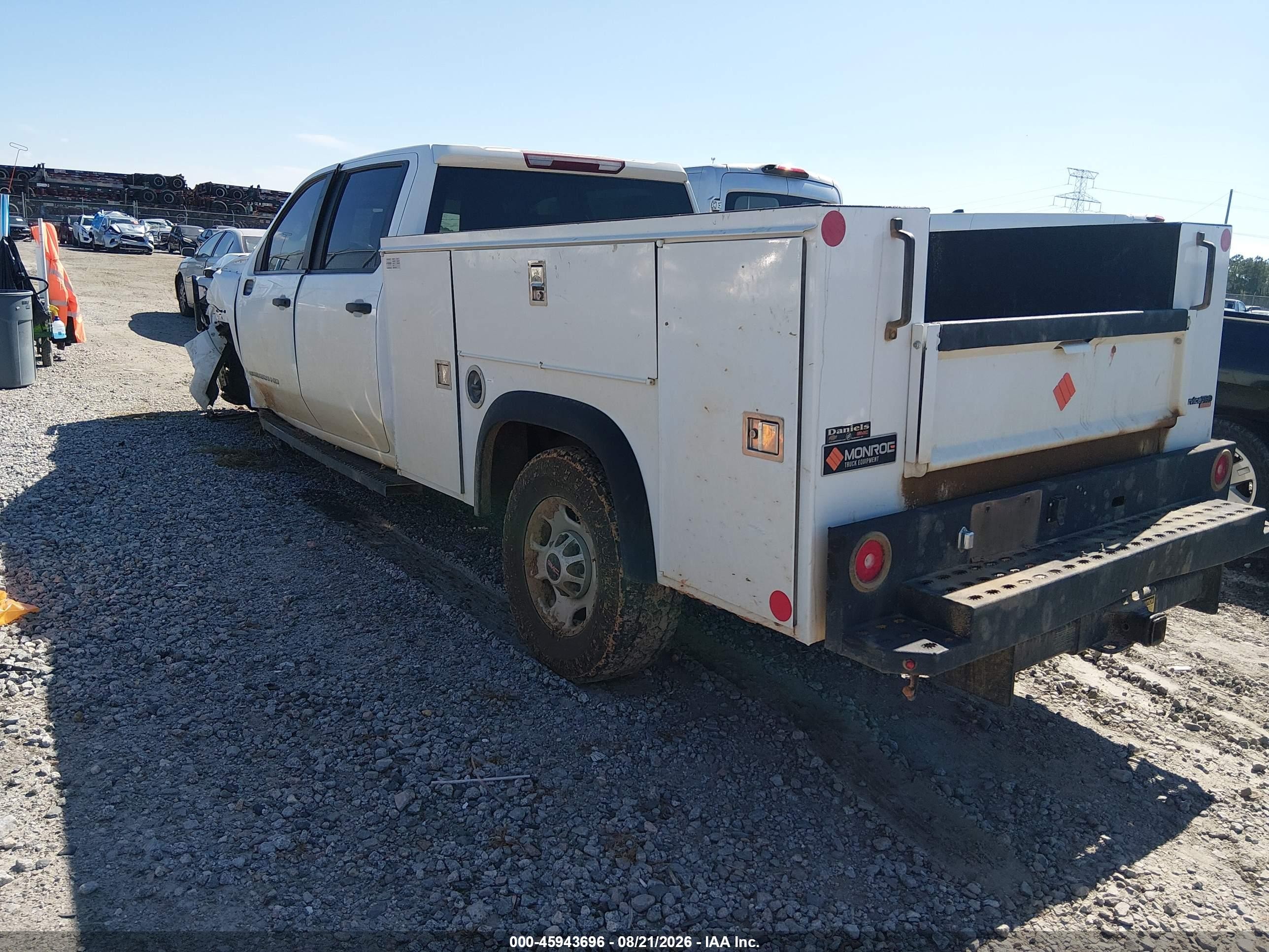 2024 Gmc Sierra 2500hd 4wd  Long Bed Pro White vin: 1GD19LE75RF426838