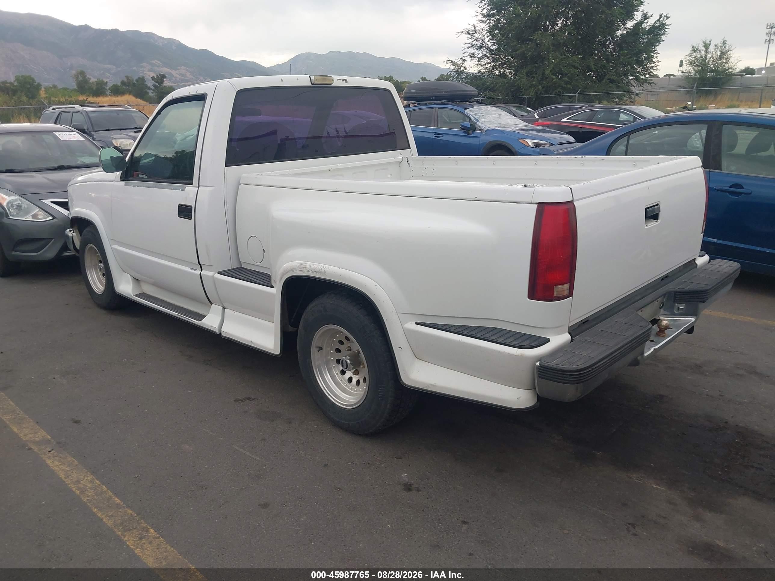 1993 Gmc Sierra C1500 White vin: 1GDDC14Z5PZ530263