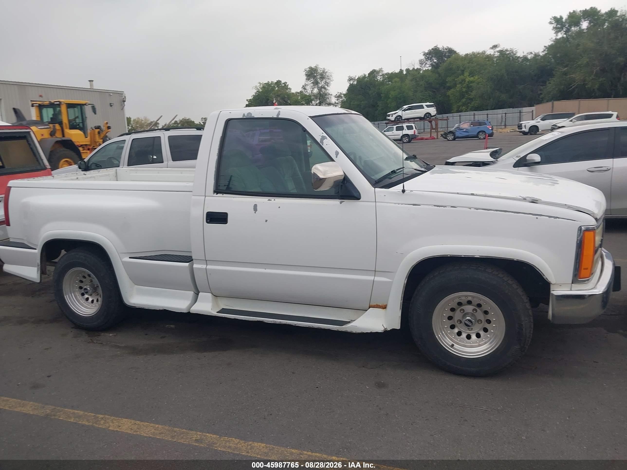 1993 Gmc Sierra C1500 White vin: 1GDDC14Z5PZ530263