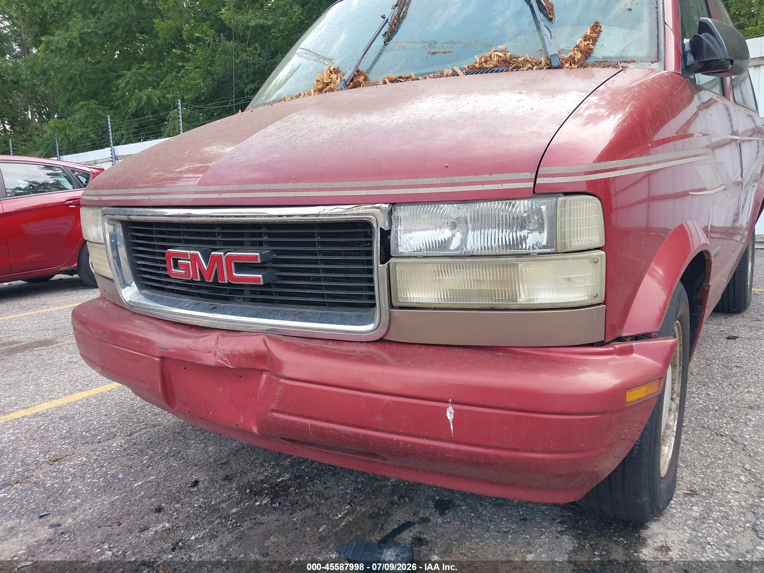 1998 Gmc Safari Yf7 Red vin: 1GDDM19W1WB536211