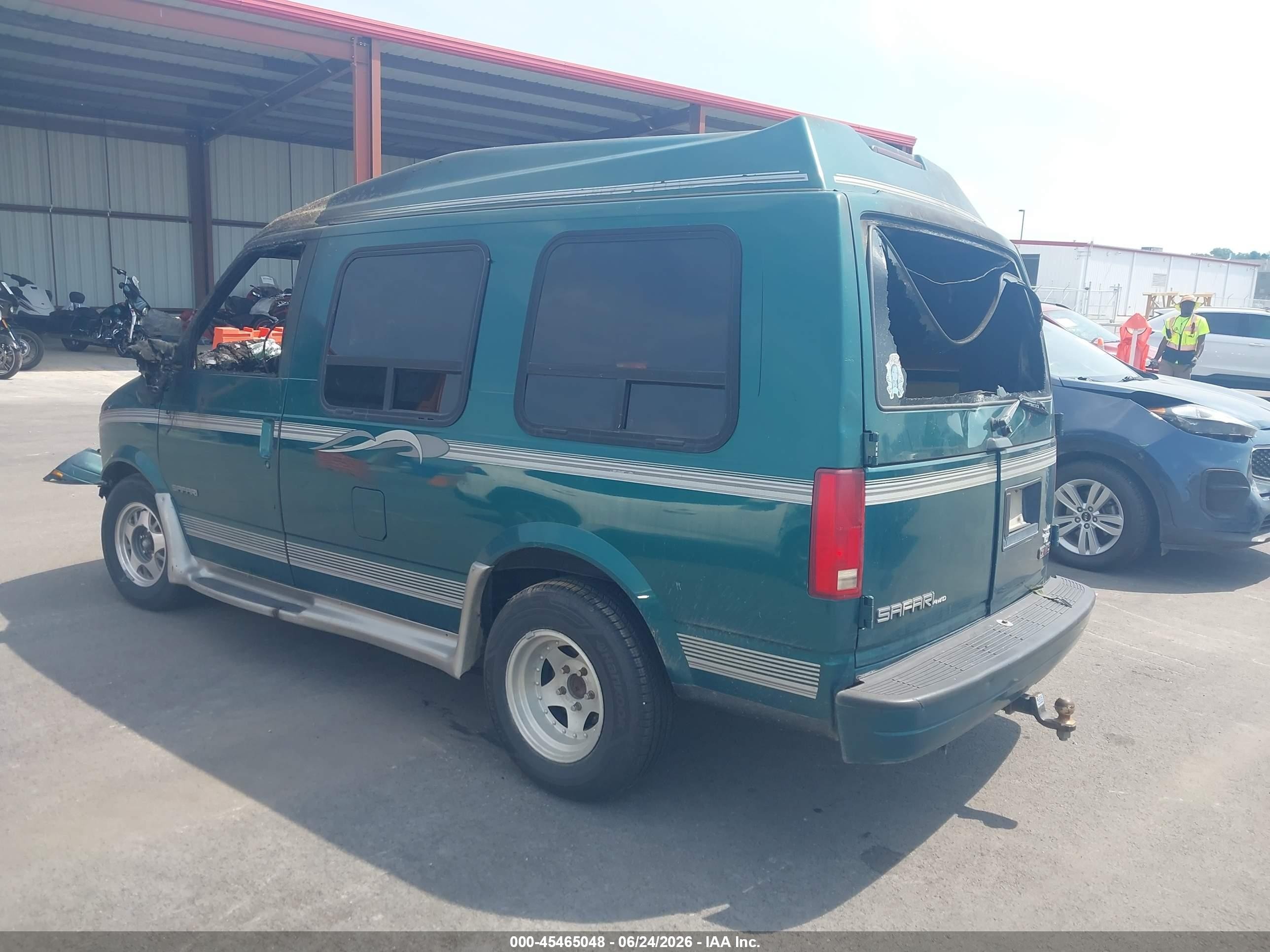 1998 Gmc Safari Yf7 Green vin: 1GDDM19W5WB514664