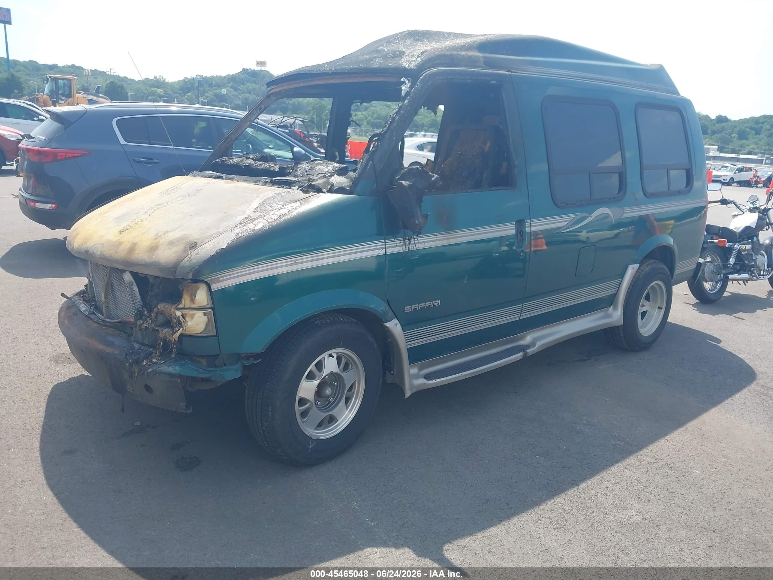 1998 Gmc Safari Yf7 Green vin: 1GDDM19W5WB514664