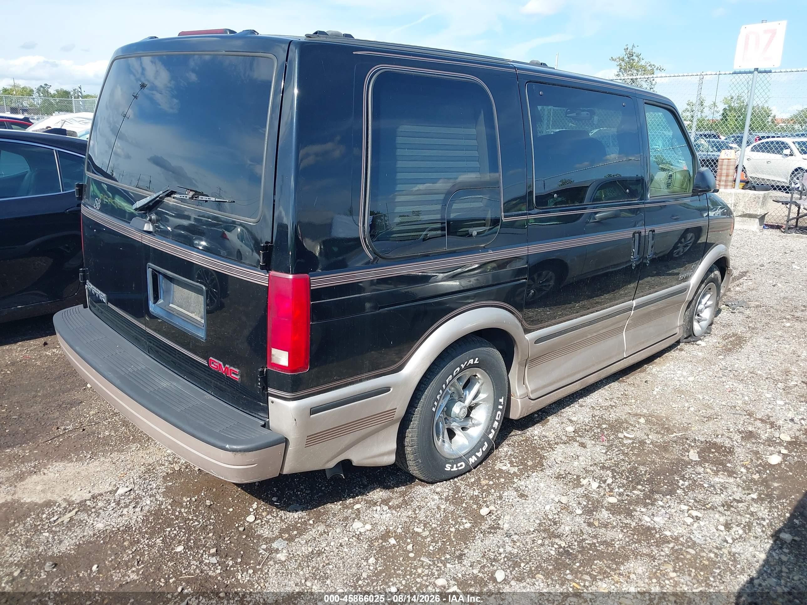 2000 Gmc Safari Upfitter Pkg. Black vin: 1GDDM19WXYB527767